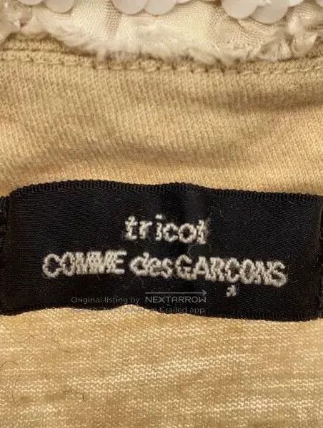 Comme des Garcons COMME des GARCONS Tricot Yellow Wool Shirt. Size M / US 6-8 / IT 42-44 - 4 Thumbnail