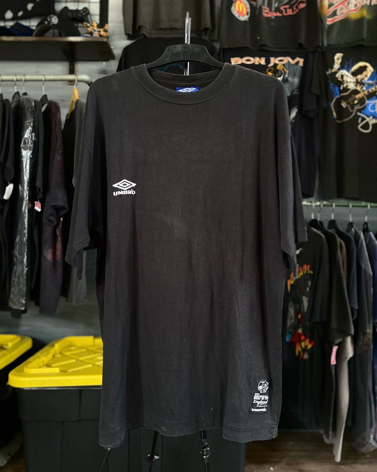UEFA × Umbro Tshirt Umbro Uefa Football Euro 1994 Engalnd Vintage Vtg 90s Size US L / EU 52-54 / 3 - 2 Thumbnail
