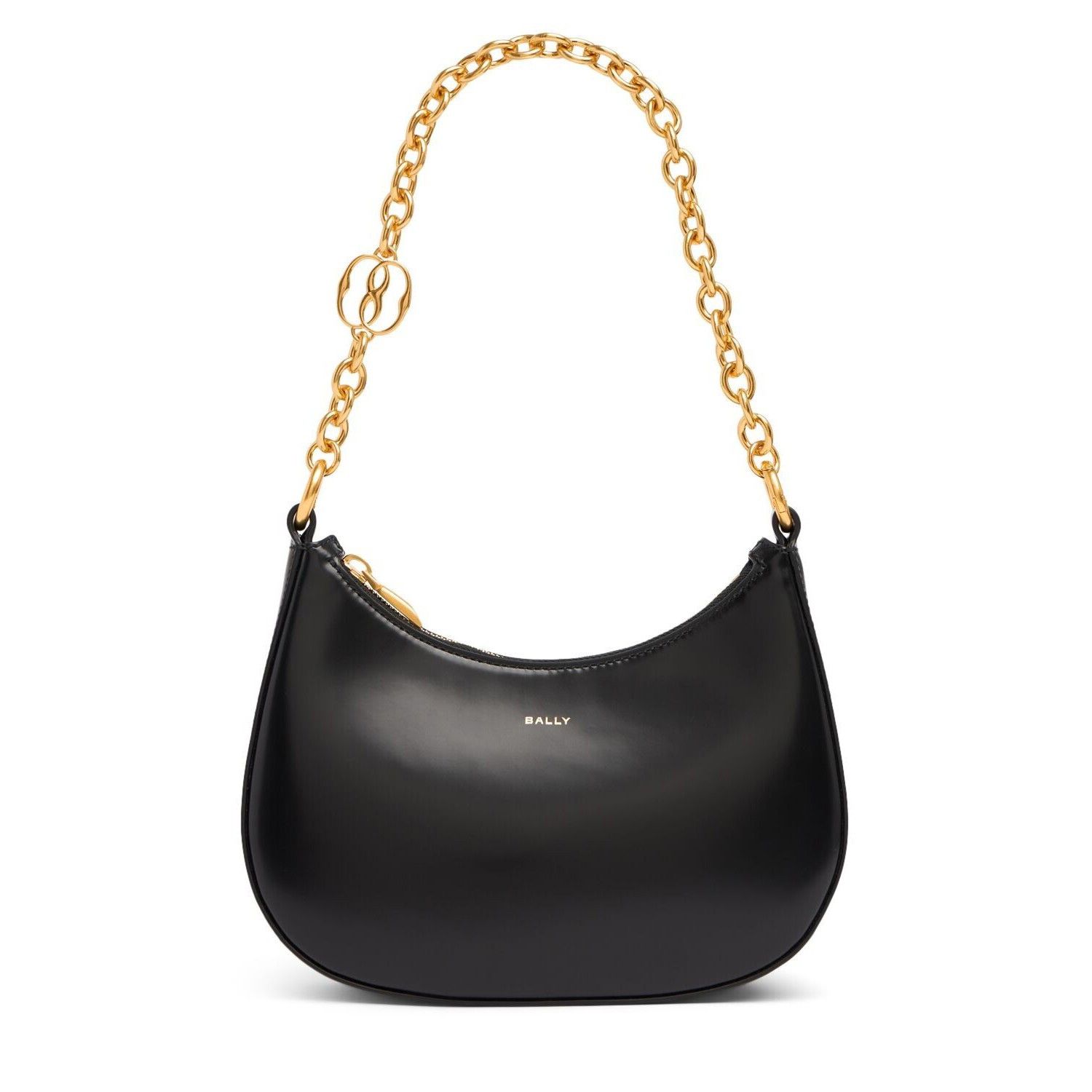 Bally BALLY Black Leather Shoulder Bag New Size ONE SIZE - 1 Thumbnail