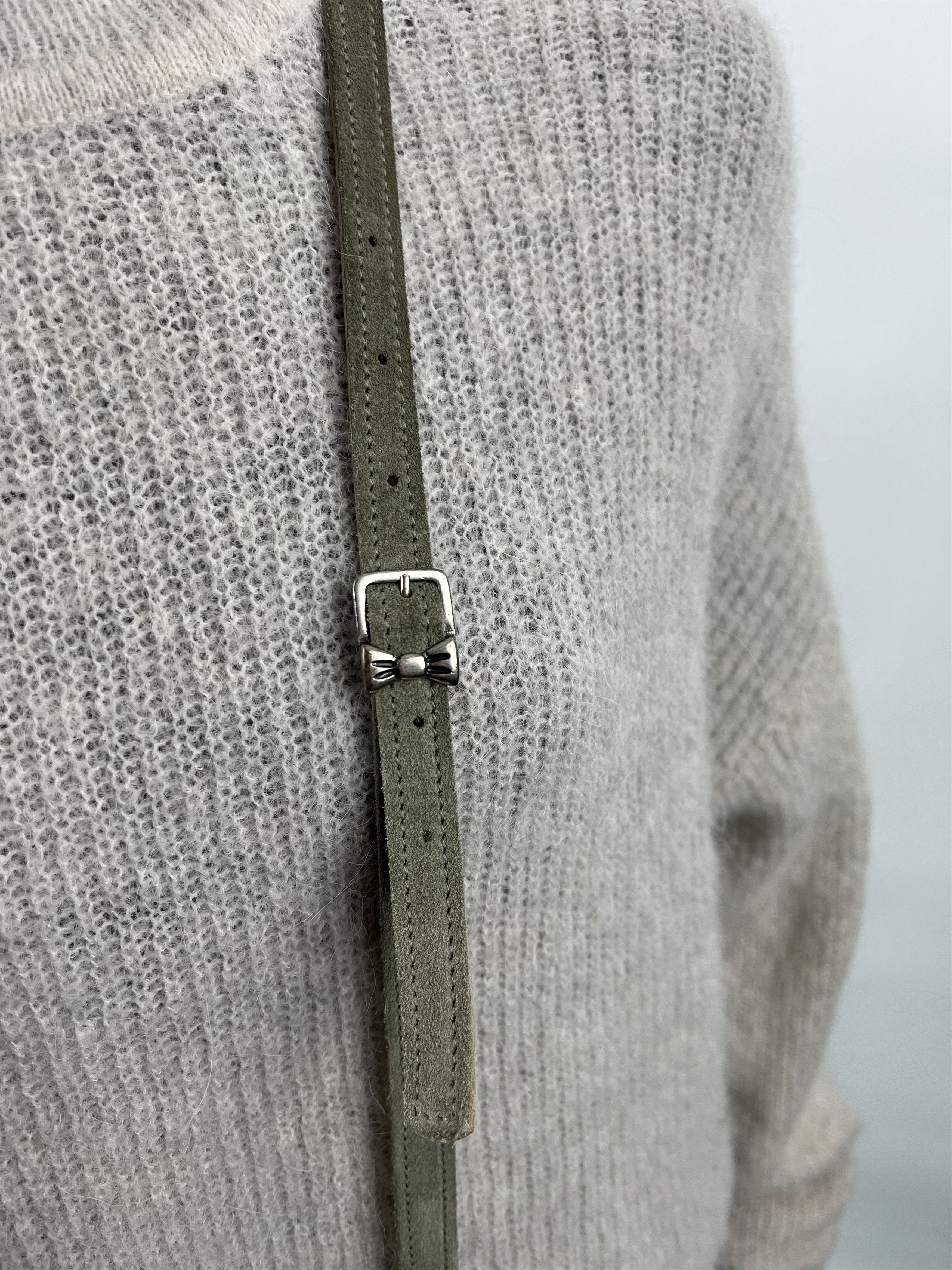 Handmade × Leather Töpfer Handmade in Bavaria Rare Vintage Suede Crossbody Bag Size ONE SIZE - 3 Thumbnail