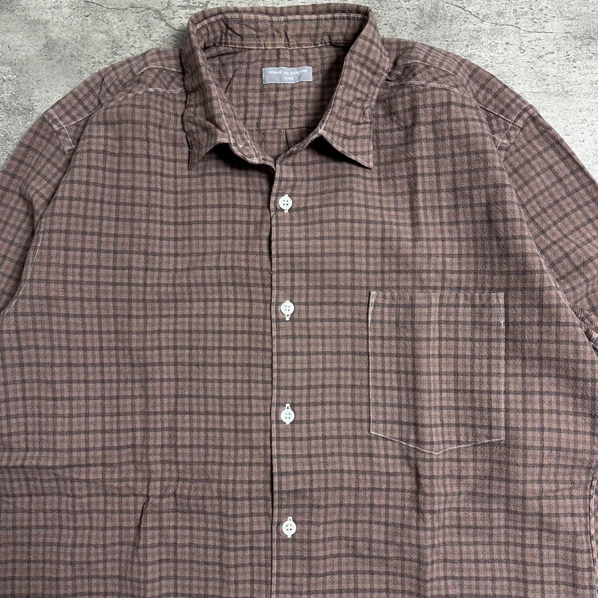 Comme des Garcons Homme HB-070460 Vintage Comme Des Garcons Homme flanel Size US L / EU 52-54 / 3 - 5 Thumbnail