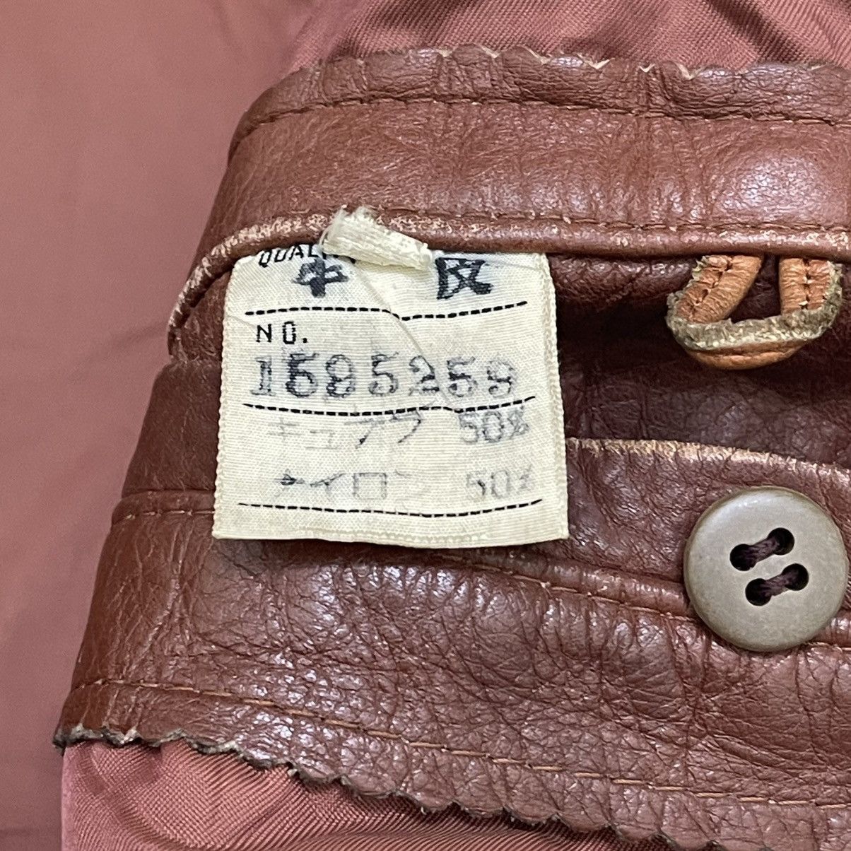 Genuine Leather Vintage Free Time Leather Bomber Jacket Size US S / EU 44-46 / 1 - 19 Thumbnail