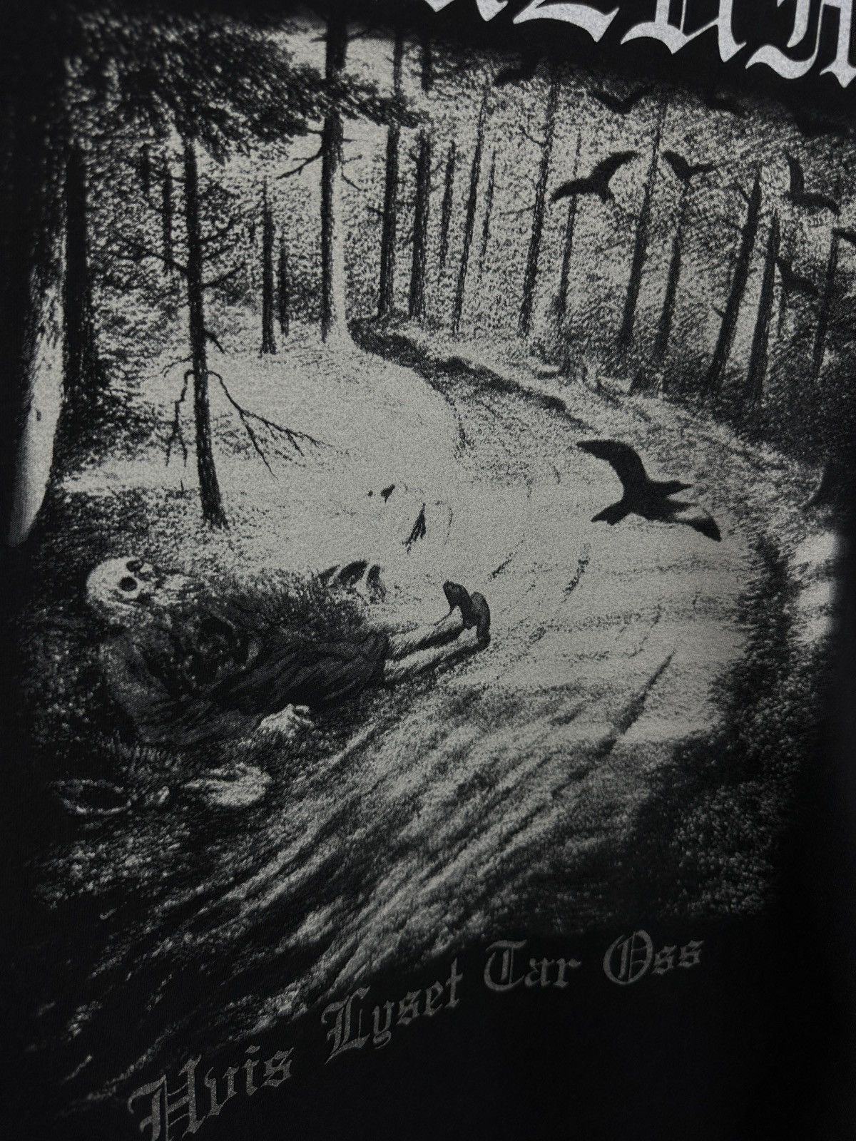 Band Tees Vintage Burzum Hvis Lyset Tar Oss Long Sleeve T Shirt Aske Size US M / EU 48-50 / 2 - 12 Thumbnail