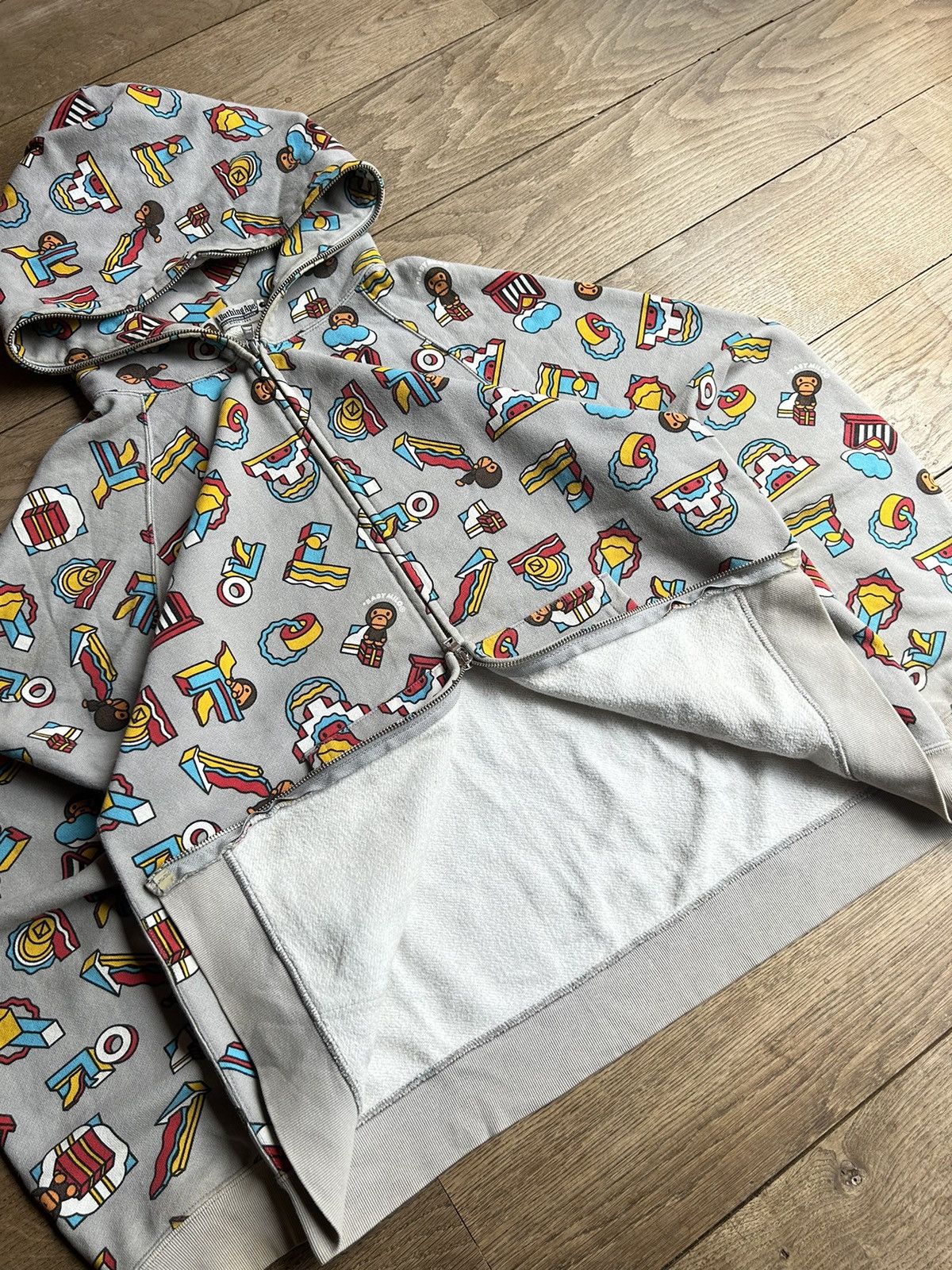 Bape BAPE X NIGO X BABY MILO “TOYS” Full Zip Hoodie Size US L / EU 52-54 / 3 - 3 Thumbnail
