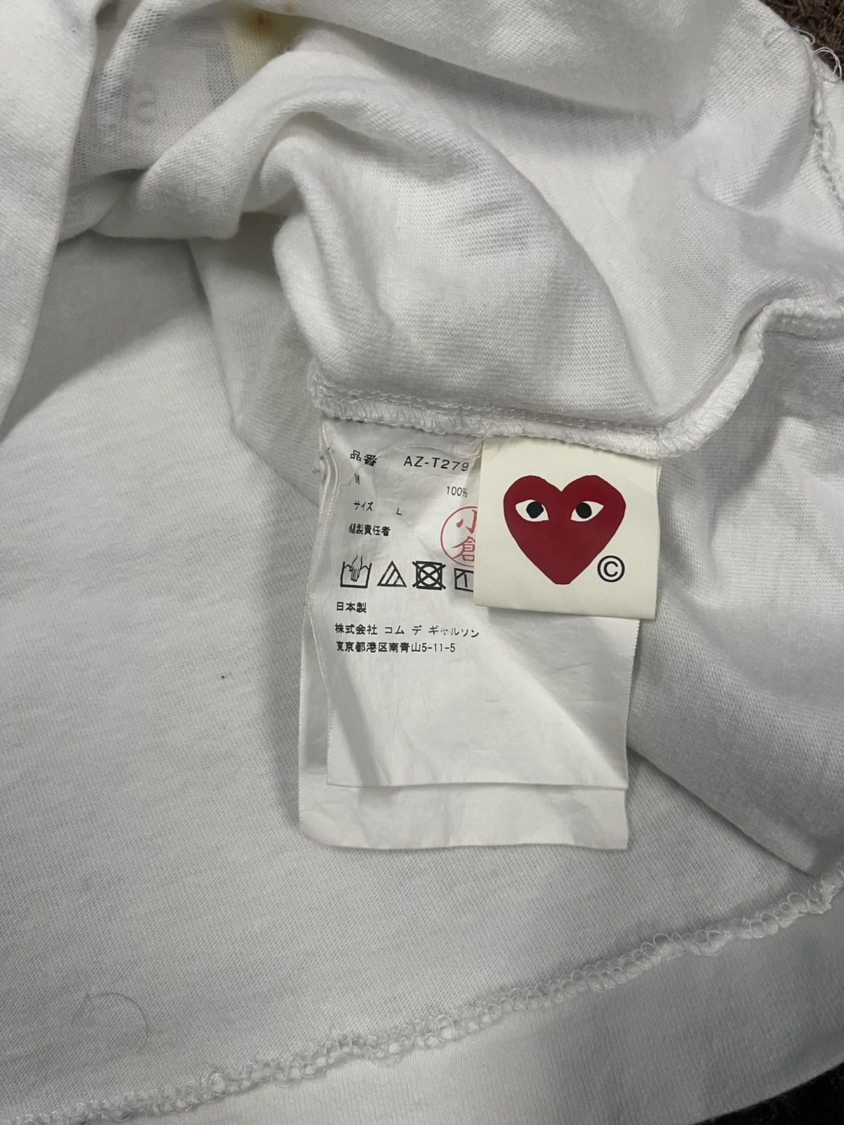 Comme des Garcons × Japanese Brand 🔥HOT🇯🇵🔥VINTAGE COMME DES GARCONS TEE VERY RARE Size US L / EU 52-54 / 3 - 8 Thumbnail