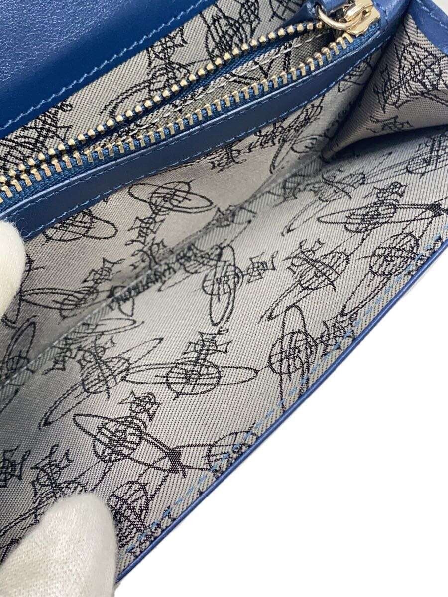 Vivienne Westwood Vivienne Westwood Check Long Wallet Blue Size ONE SIZE - 6 Thumbnail