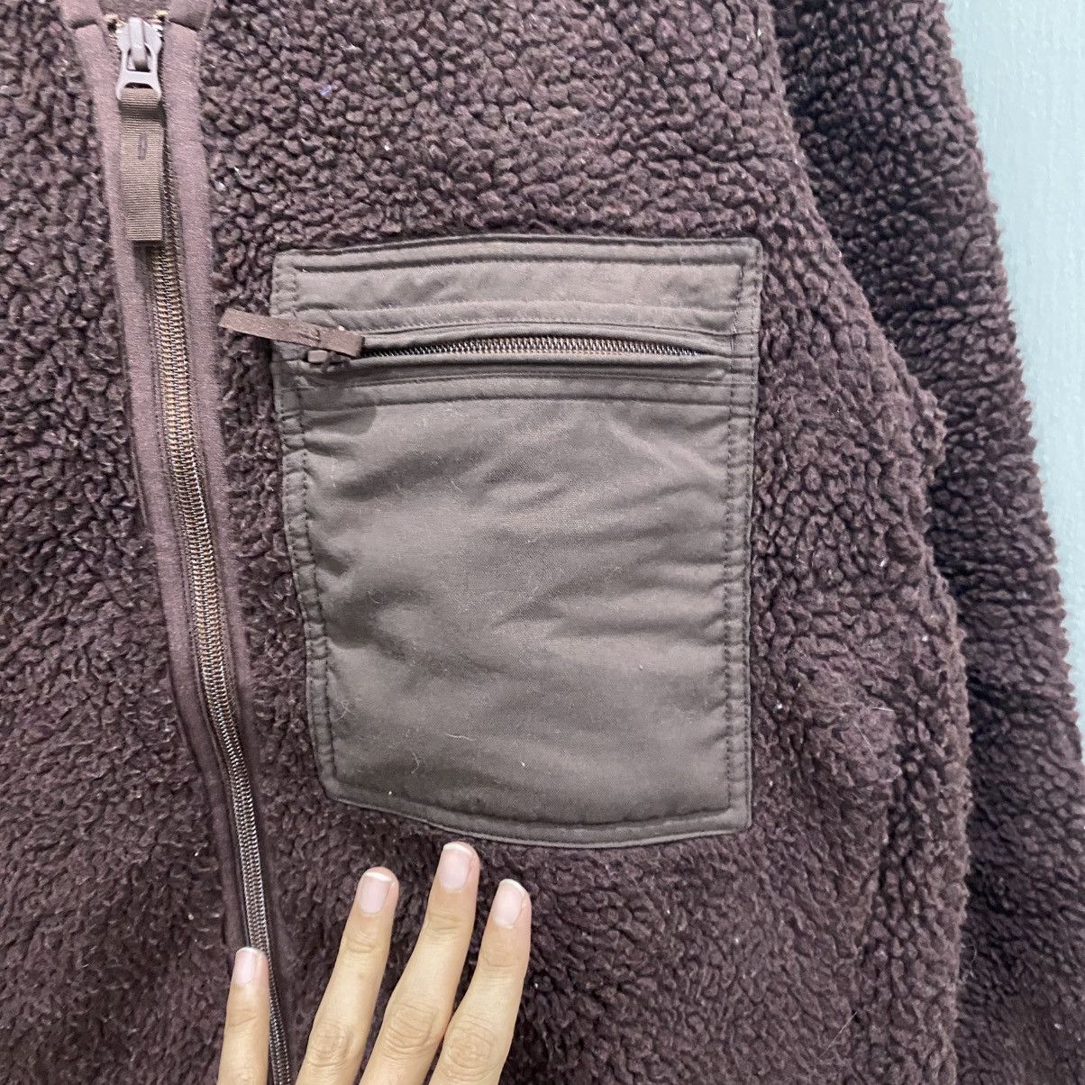 Christophe Lemaire Uniqlo U Christophe Lemaire Deep Pile Fleece Cardigan Brown Size US S / EU 44-46 / 1 - 5 Thumbnail