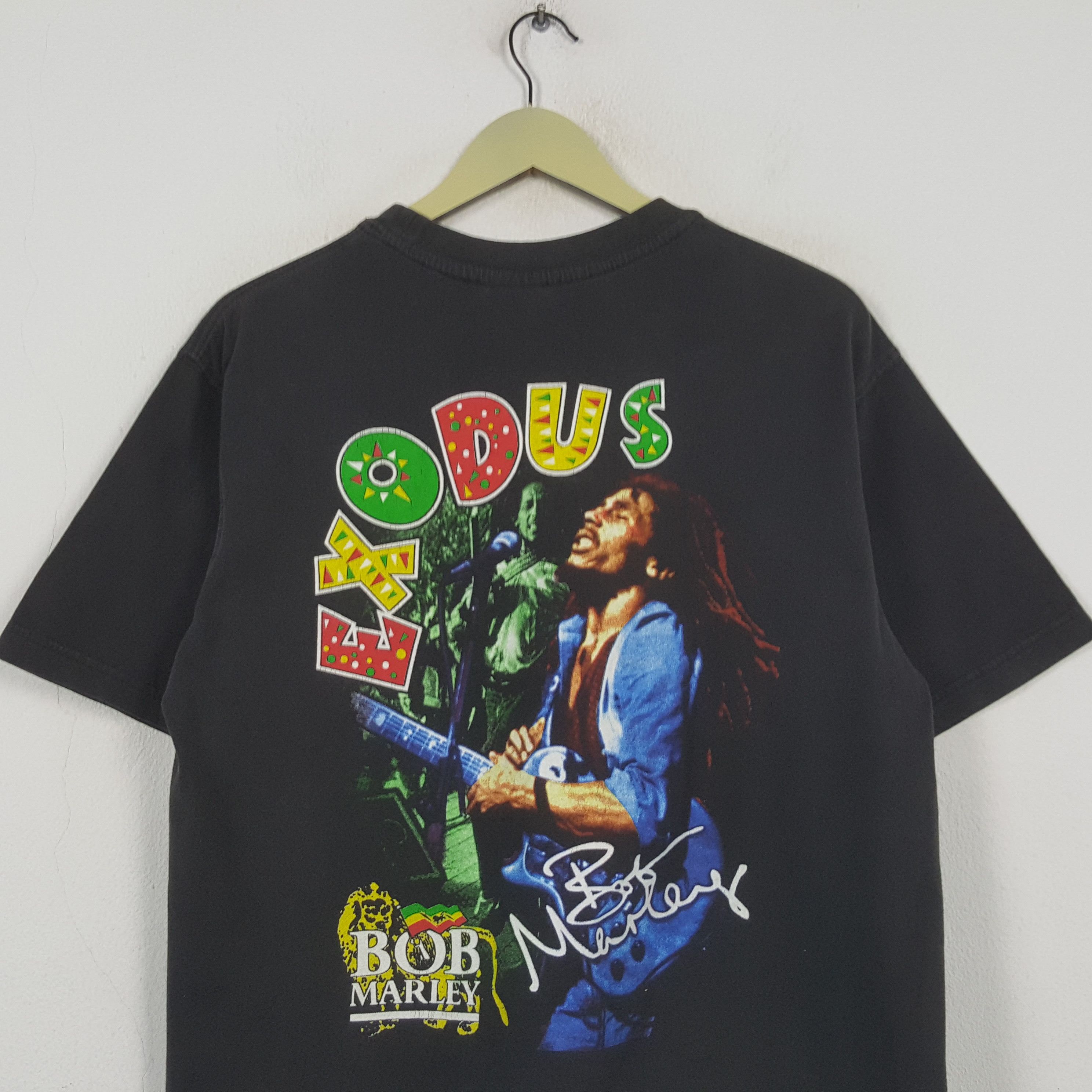 Band Tees Vintage BOB MARLEY American Singer T-shirt Size US L / EU 52-54 / 3 - 2 Thumbnail