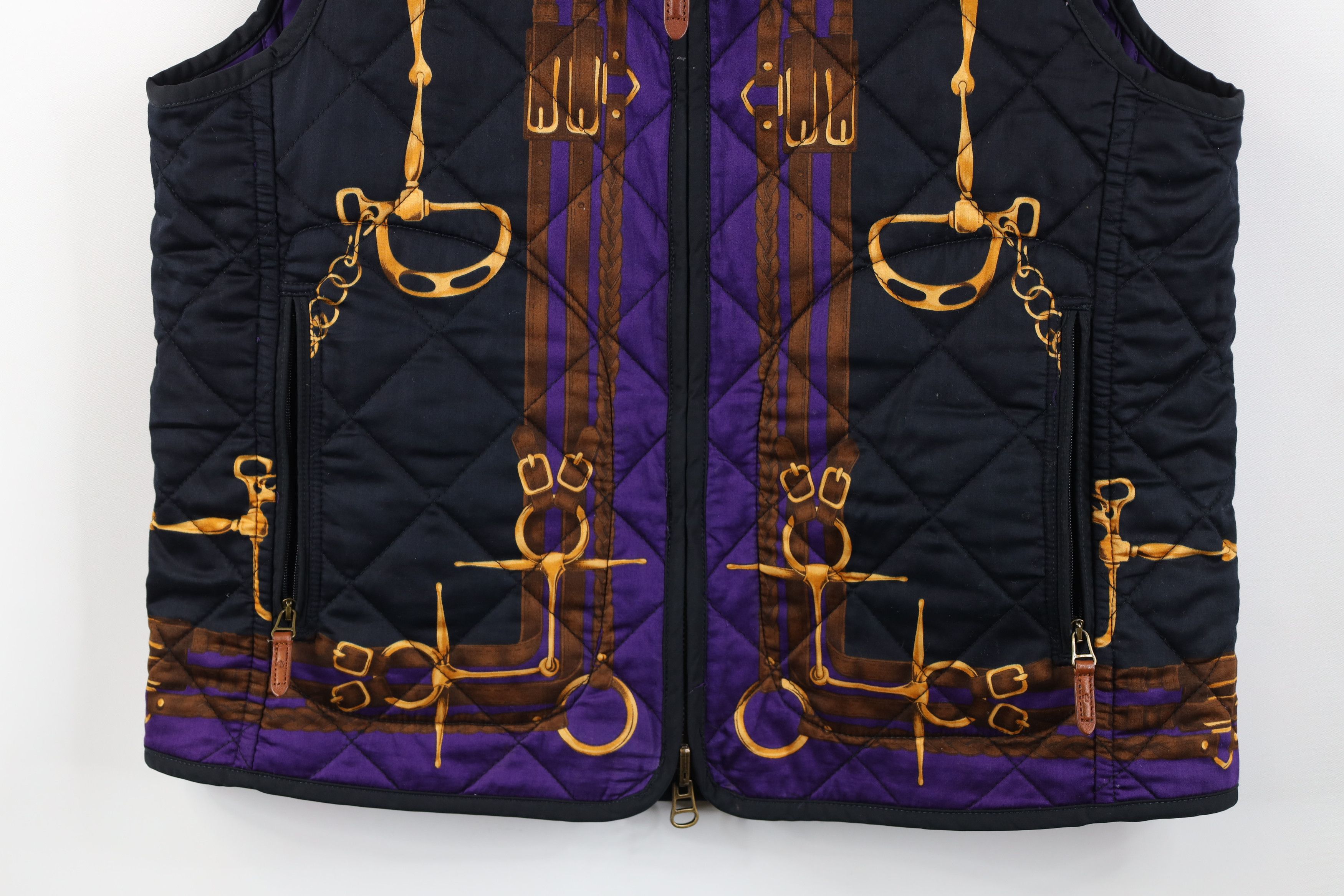 Ralph Lauren Vintage 90s Ralph Lauren Reversible Horse Vest Jacket Size M / US 6-8 / IT 42-44 - 3 Thumbnail