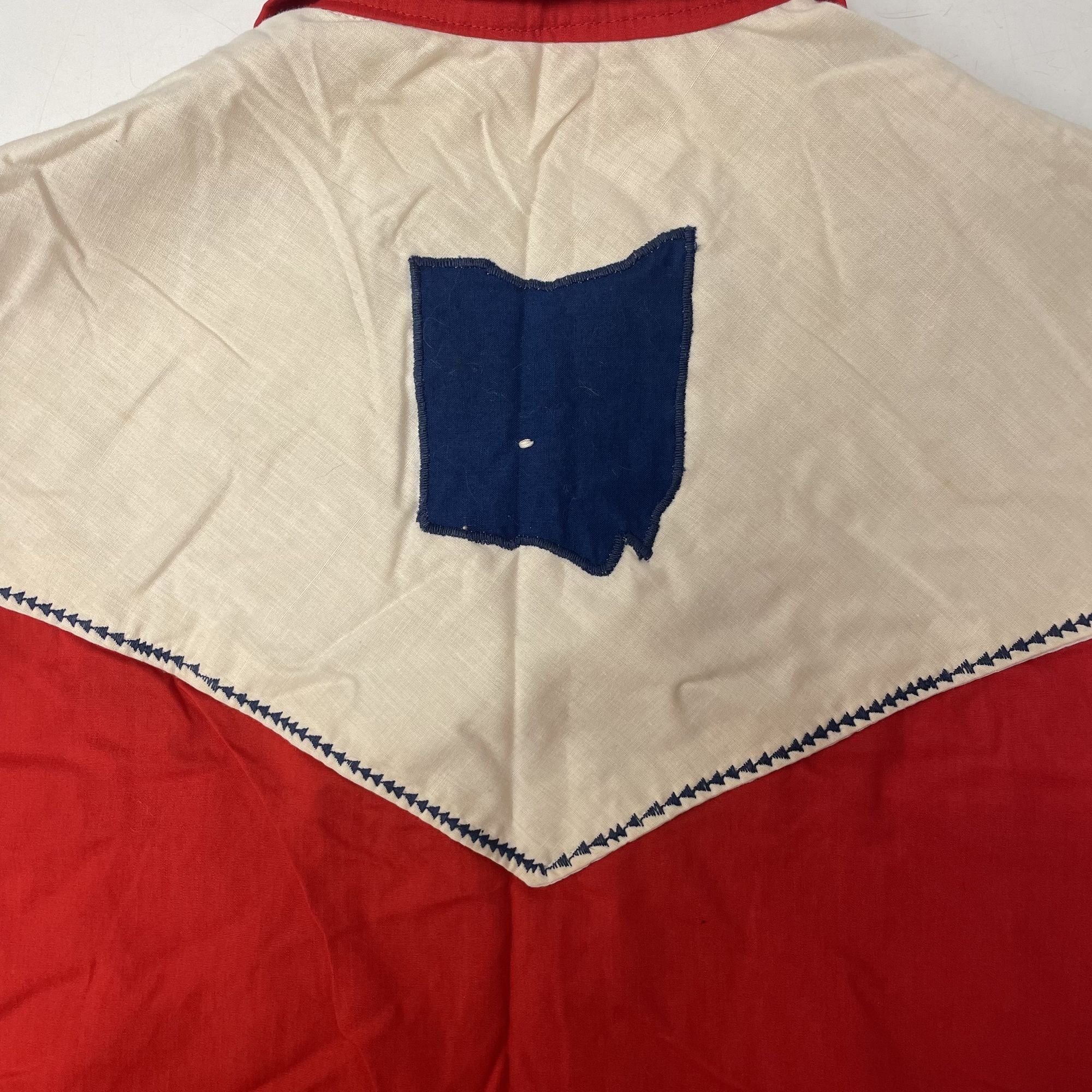 Other Vtg HANDMADE Cowboy Western WHIP STITCH Pearl Snap Size US M / EU 48-50 / 2 - 13 Thumbnail