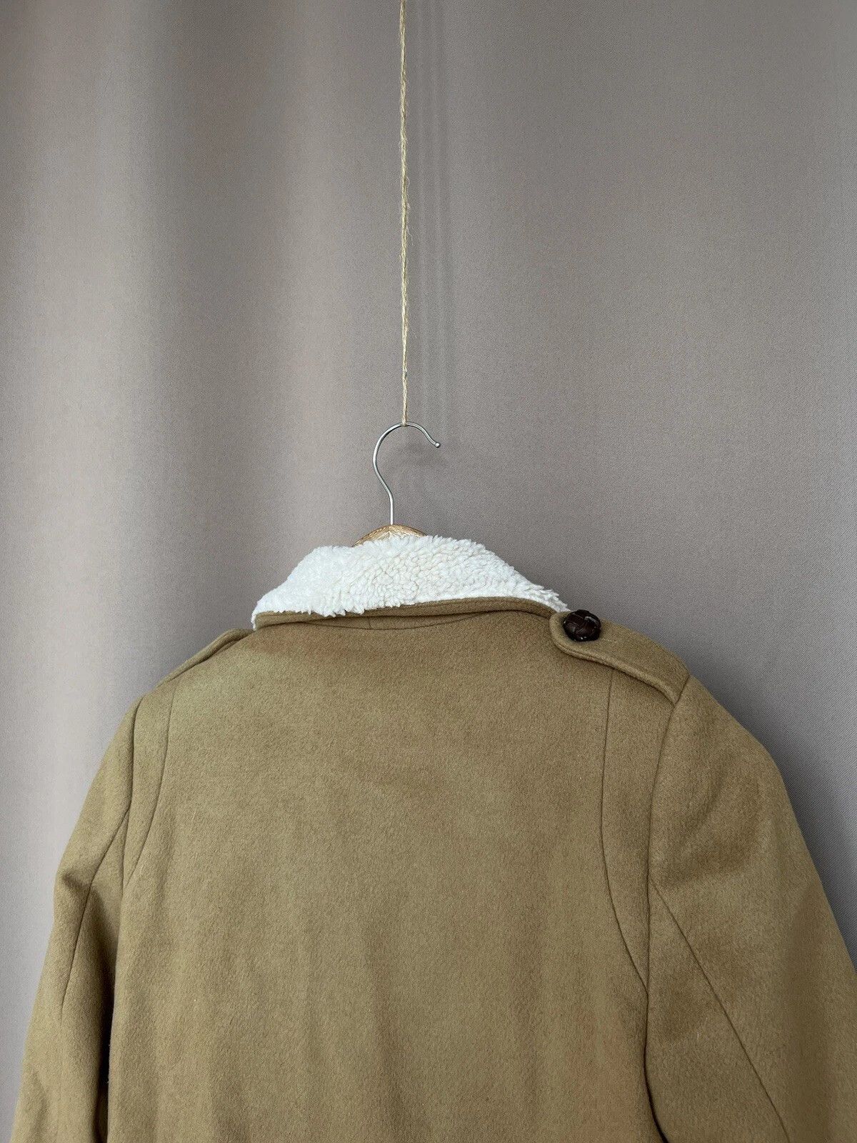 Sezane Sezane Wool Coat Teddy Collar Womens Size S Button Jacket Size S / US 4 / IT 40 - 8 Thumbnail