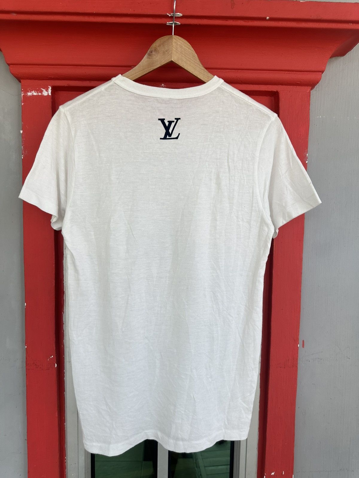 Vintage RARE Vintage 90s LV Louis Vuitton Paris Tee Size US M / EU 48-50 / 2 - 2 Thumbnail