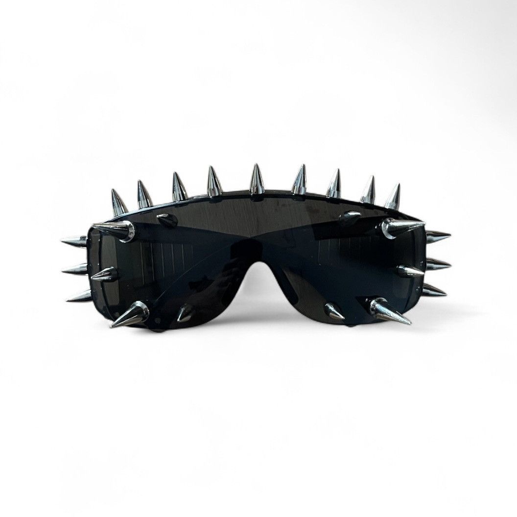 Vintage Spikes Thug Aestethic Streetwear Punk Sunglasses Hip-hop Size ONE SIZE - 3 Thumbnail