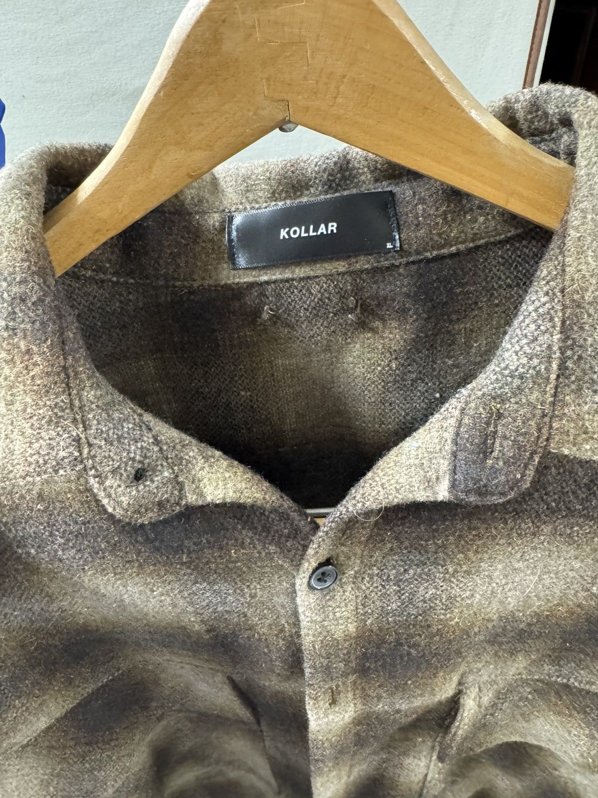 Designer × Kollar Clothing Kollar clothing brown flannel Size US XL / EU 56 / 4 - 5 Thumbnail