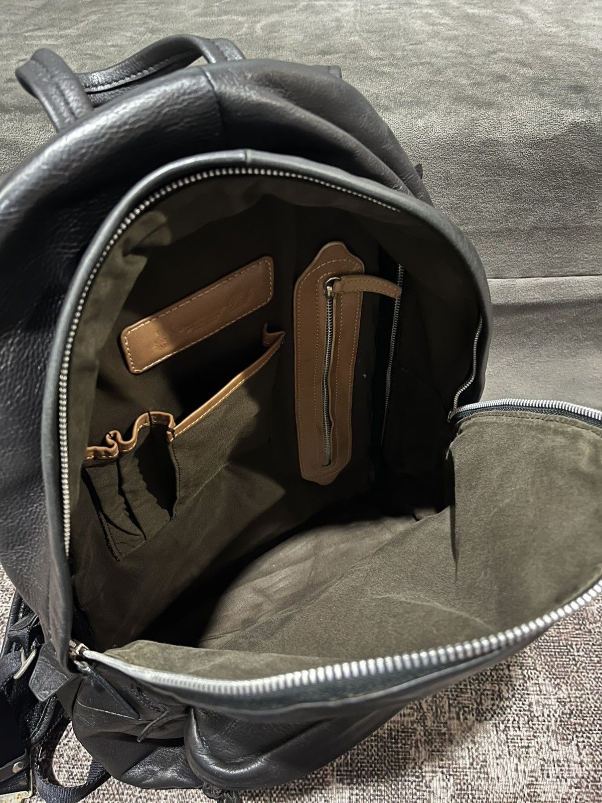 Japanese Brand Authentic Brand P.i.d Leather Backpack Size ONE SIZE - 9 Thumbnail