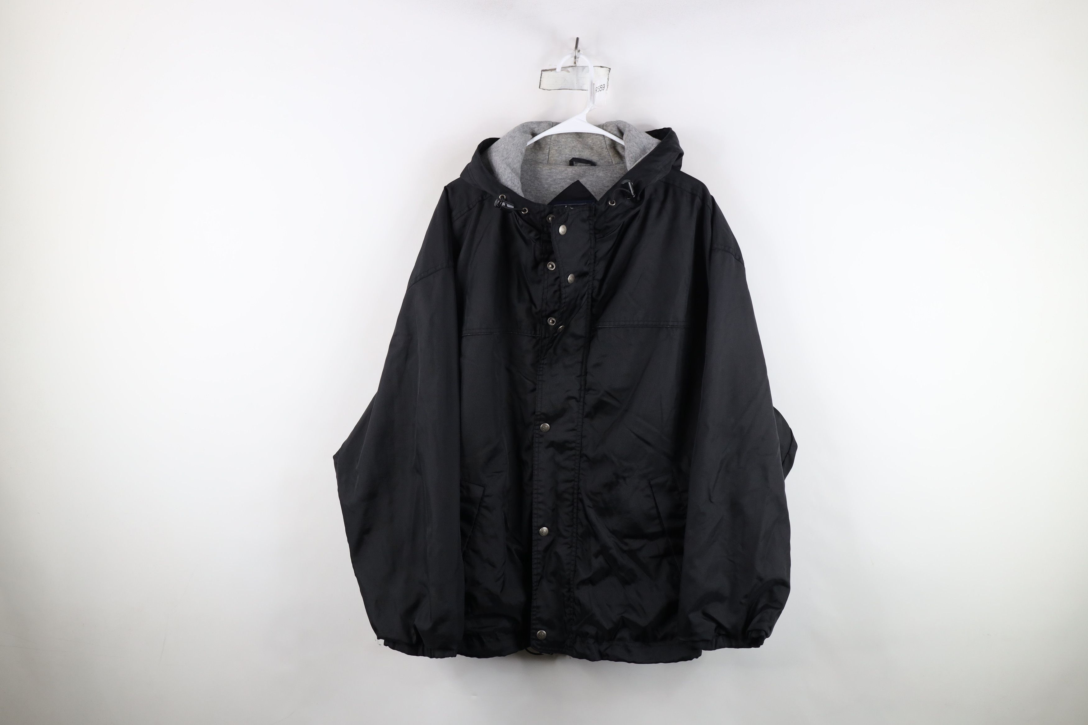 Vintage Vintage 90s Streetwear Lined Hooded Windbreaker Jacket Size US M / EU 48-50 / 2 - 1 Thumbnail