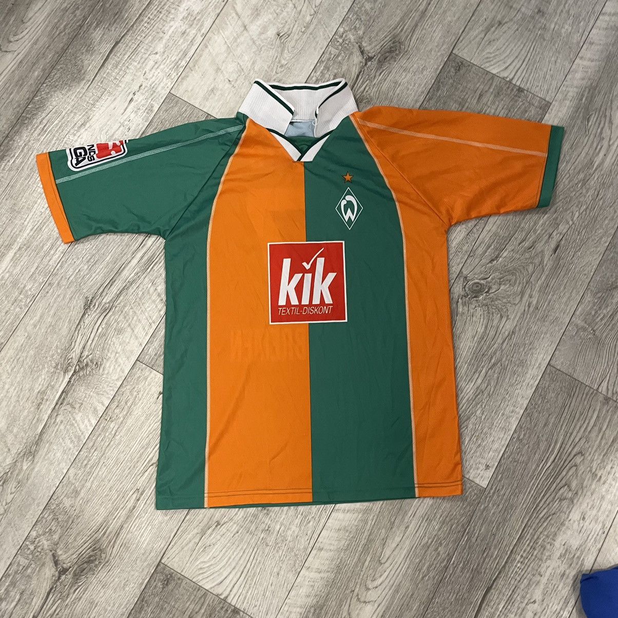 Vintage 90s KIK bundes Werder Bremen 17 klasnic vintage shirt jersey Size US M / EU 48-50 / 2 - 1 Thumbnail