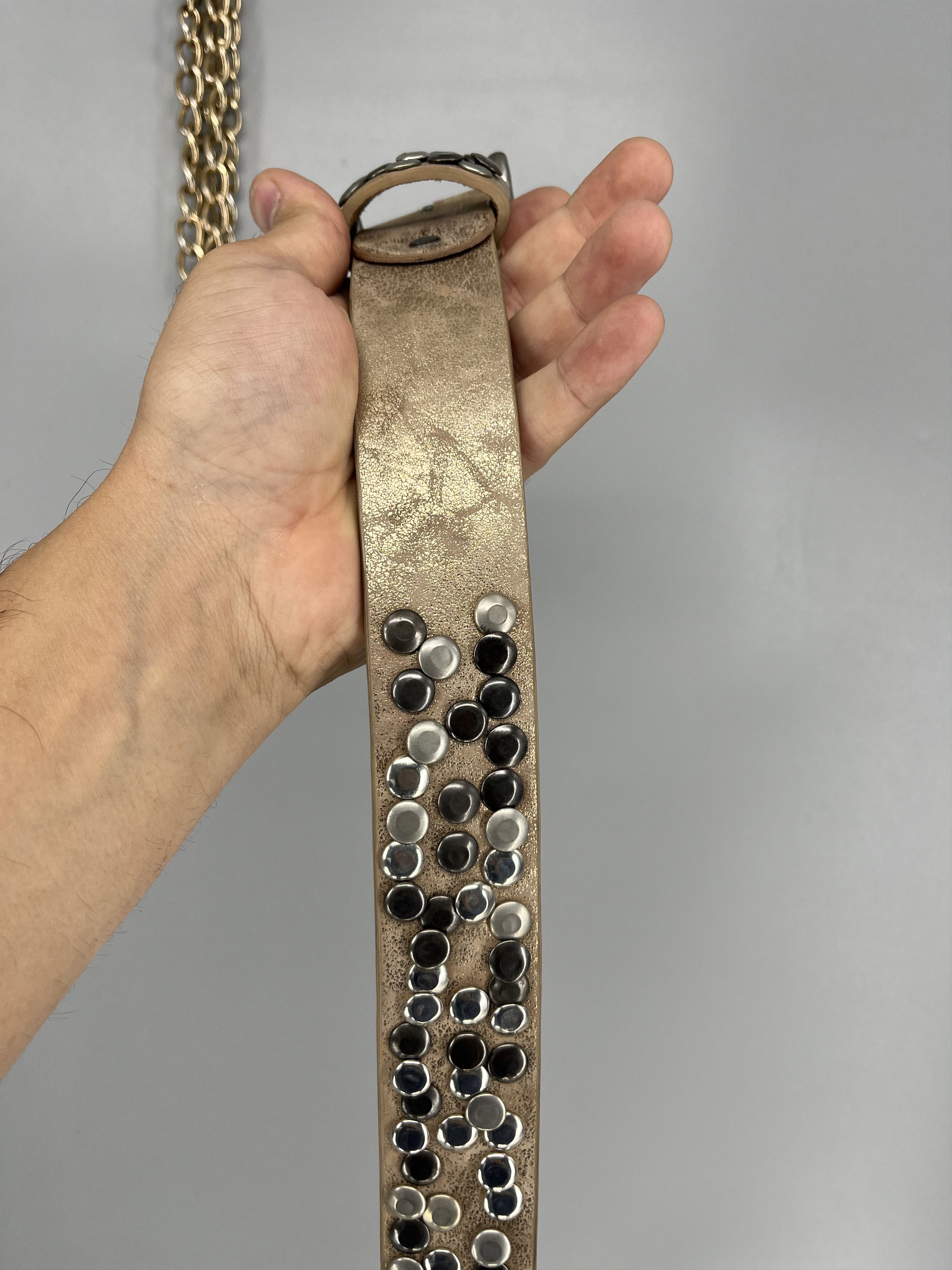 Vintage Vintage 90s Punk Belt Leather Band Rock Y2K 90s Y2K Size ONE SIZE - 3 Thumbnail
