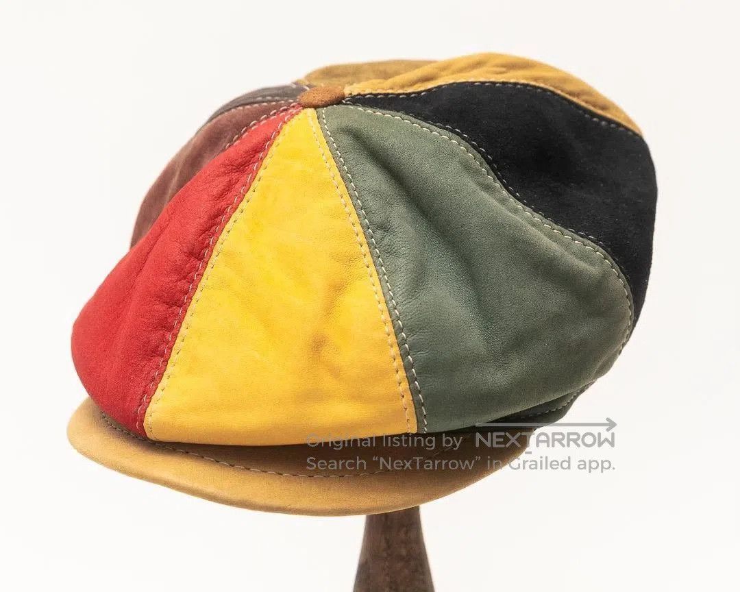 Other COLUMBUS BAY Kangaroo Leather Newsboy Cap. Size ONE SIZE - 1 Thumbnail