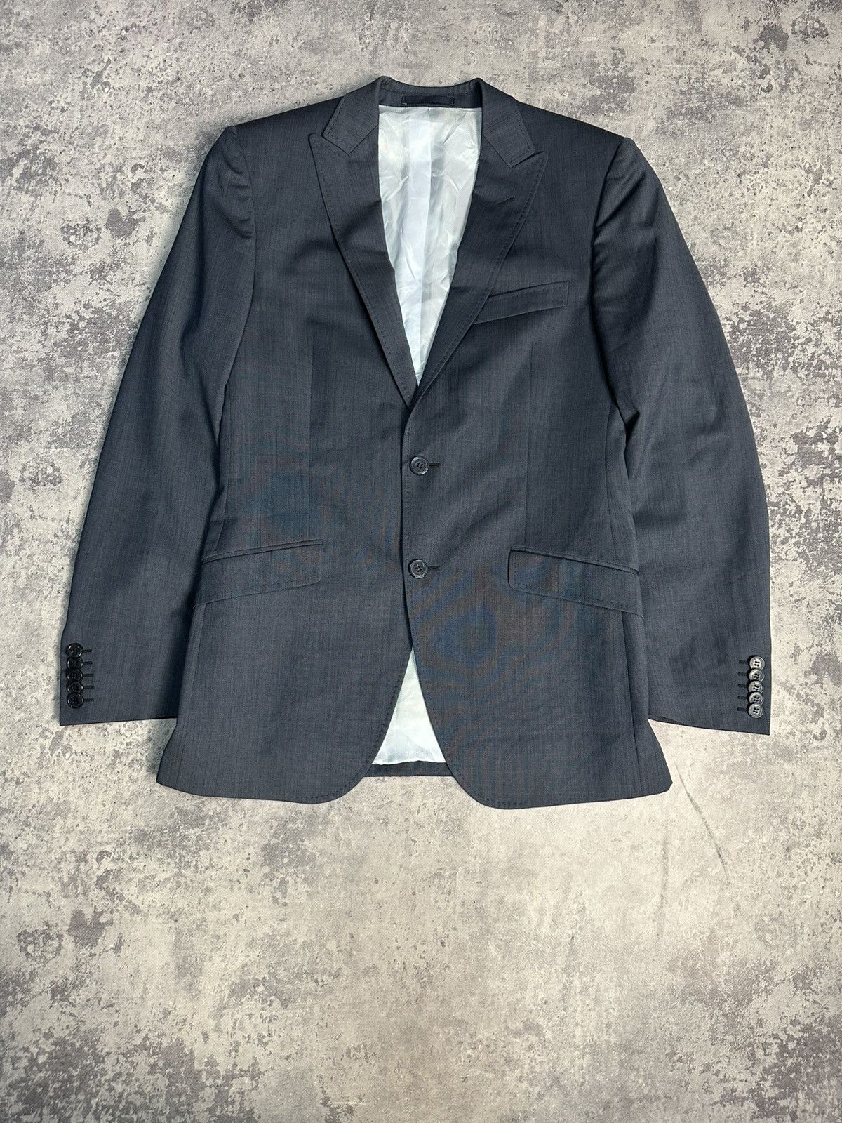 Versace Versace Jeans Couture Blazer Jacket Two Button Satin Finish Size 46R - 1 Thumbnail