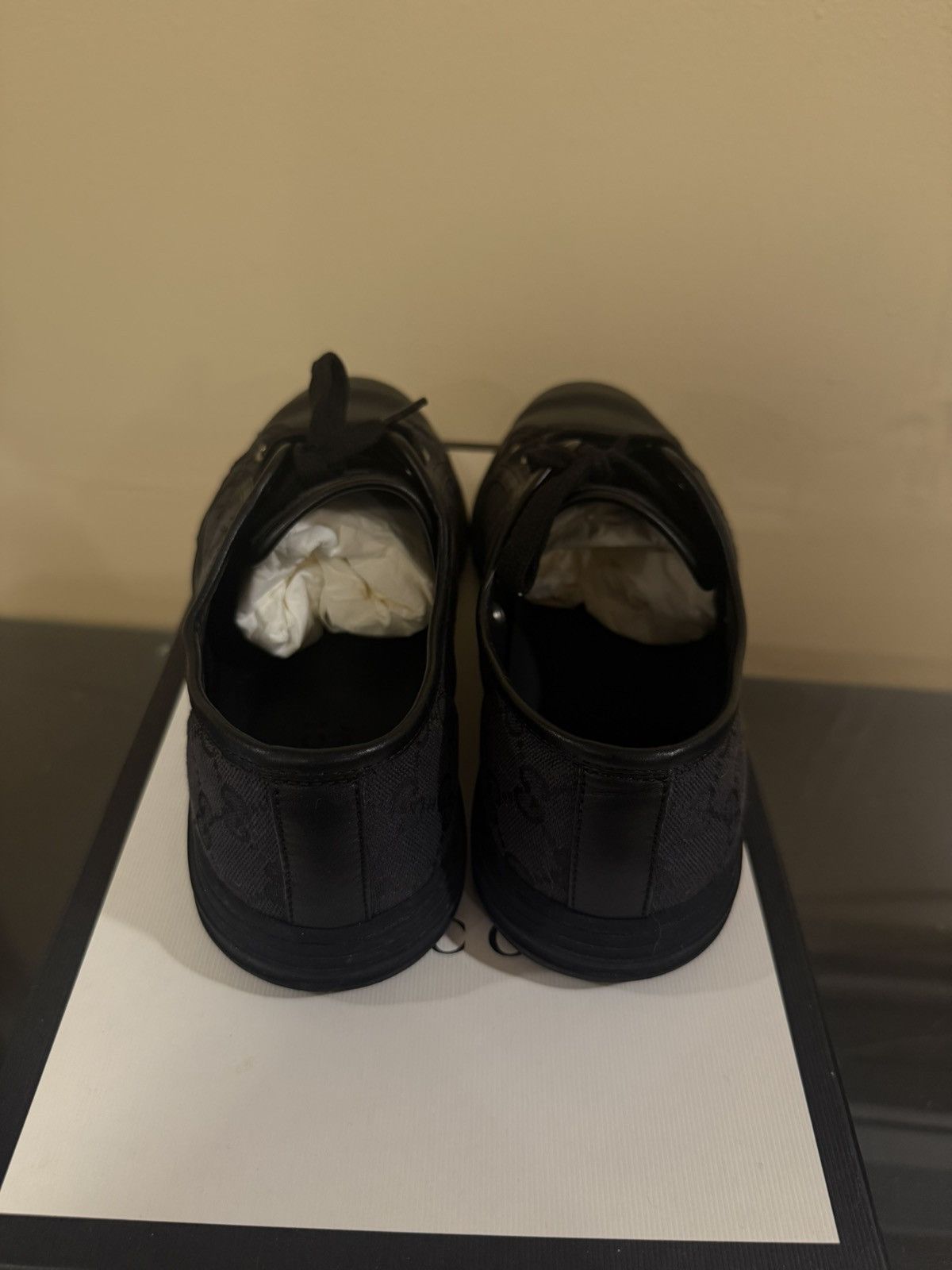 Gucci Gucci GG Canvas and Leather Low Top Sneaker Size US 8 / EU 41 - 5 Thumbnail