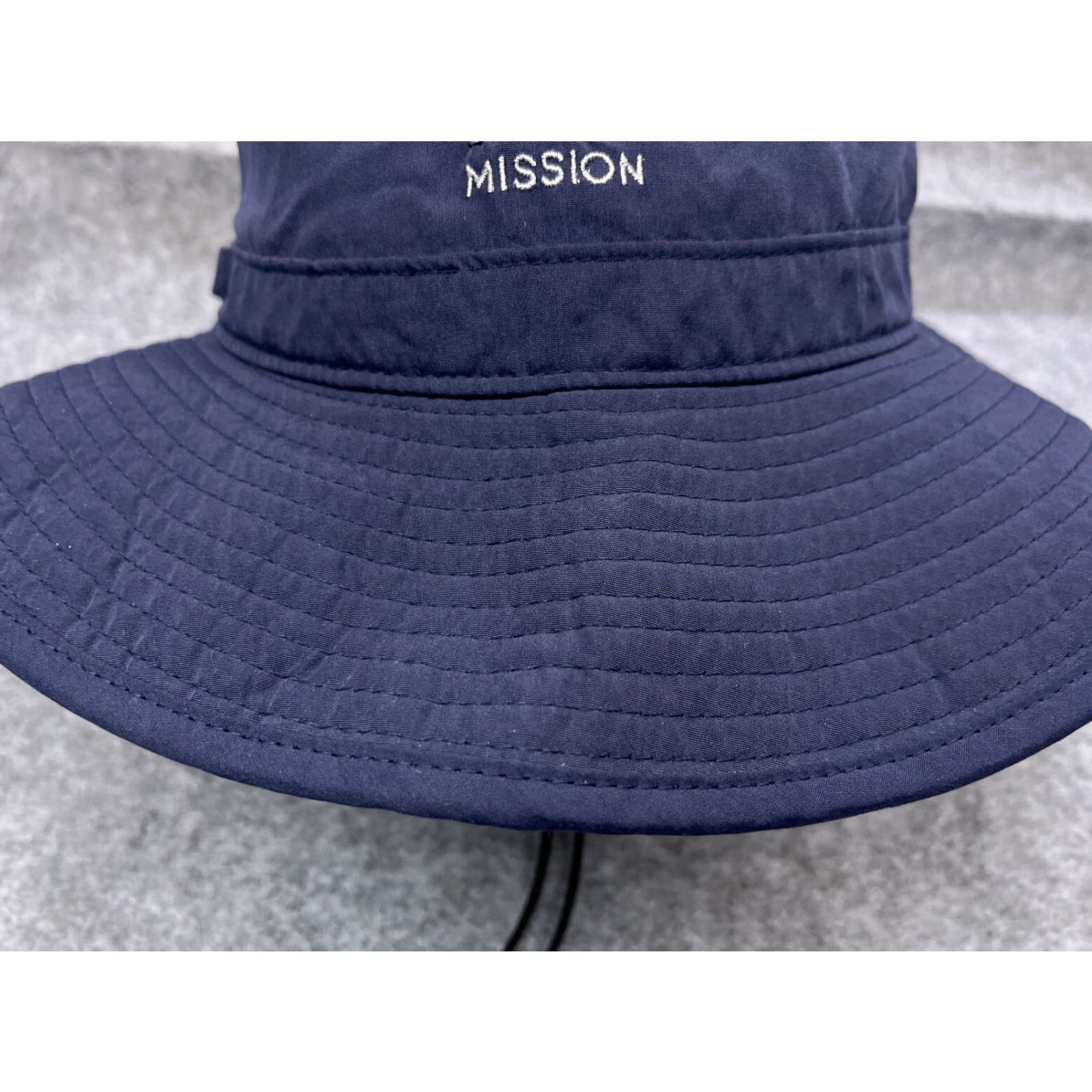 Commission Mission Bucket Hat Adult One Size Blue Camouflage Polyester Spandex Fish Hike Camp Size ONE SIZE - 3 Thumbnail