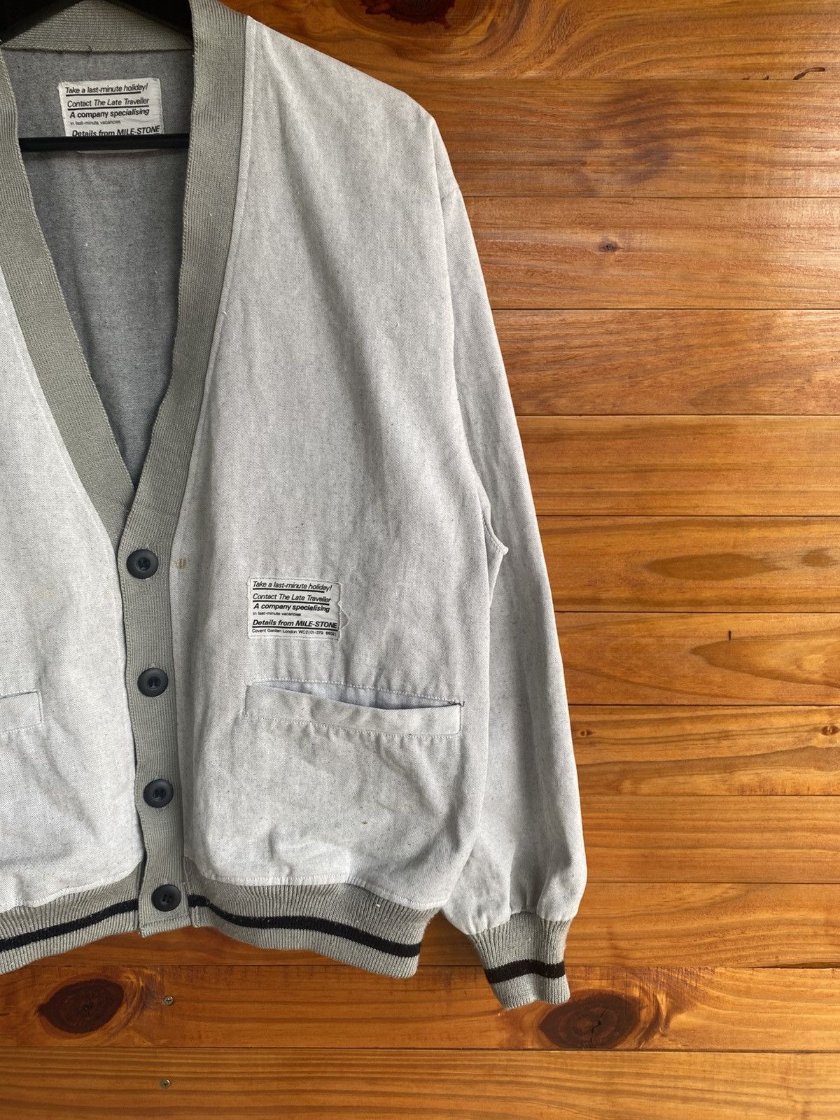 Milestone Vintage Mile-Stone Covent Garden London Graphic Label Grey Size US M / EU 48-50 / 2 - 6 Thumbnail