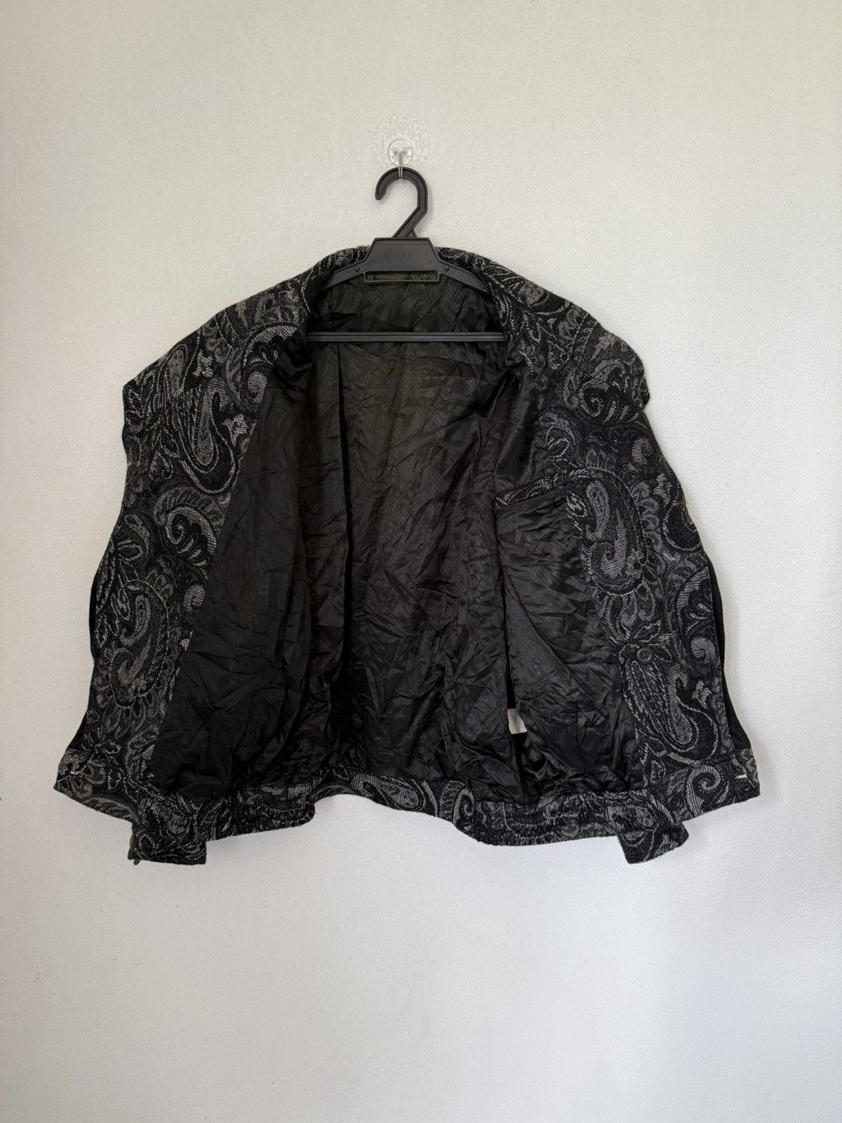 Japanese Brand × Y's × Y's for Men Y'S PAISLEY JACKET JAPAN TRADITIONAL DESIGN BLACK STYLE Size US M / EU 48-50 / 2 - 6 Thumbnail