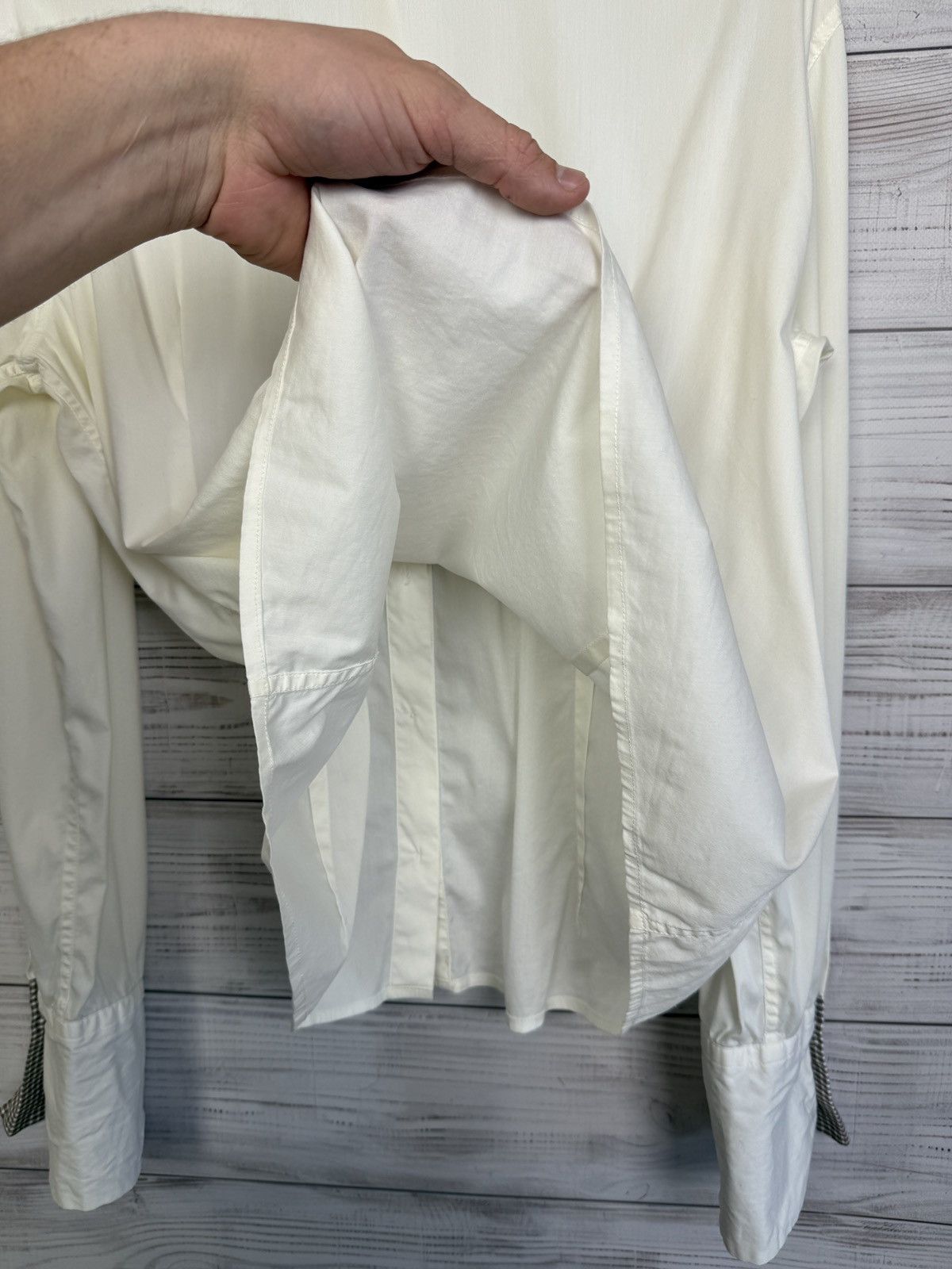 Brunello Cucinelli Brunello Cucinelli Shirt Button Up Made in Italy Size L / US 10 / IT 46 - 10 Thumbnail