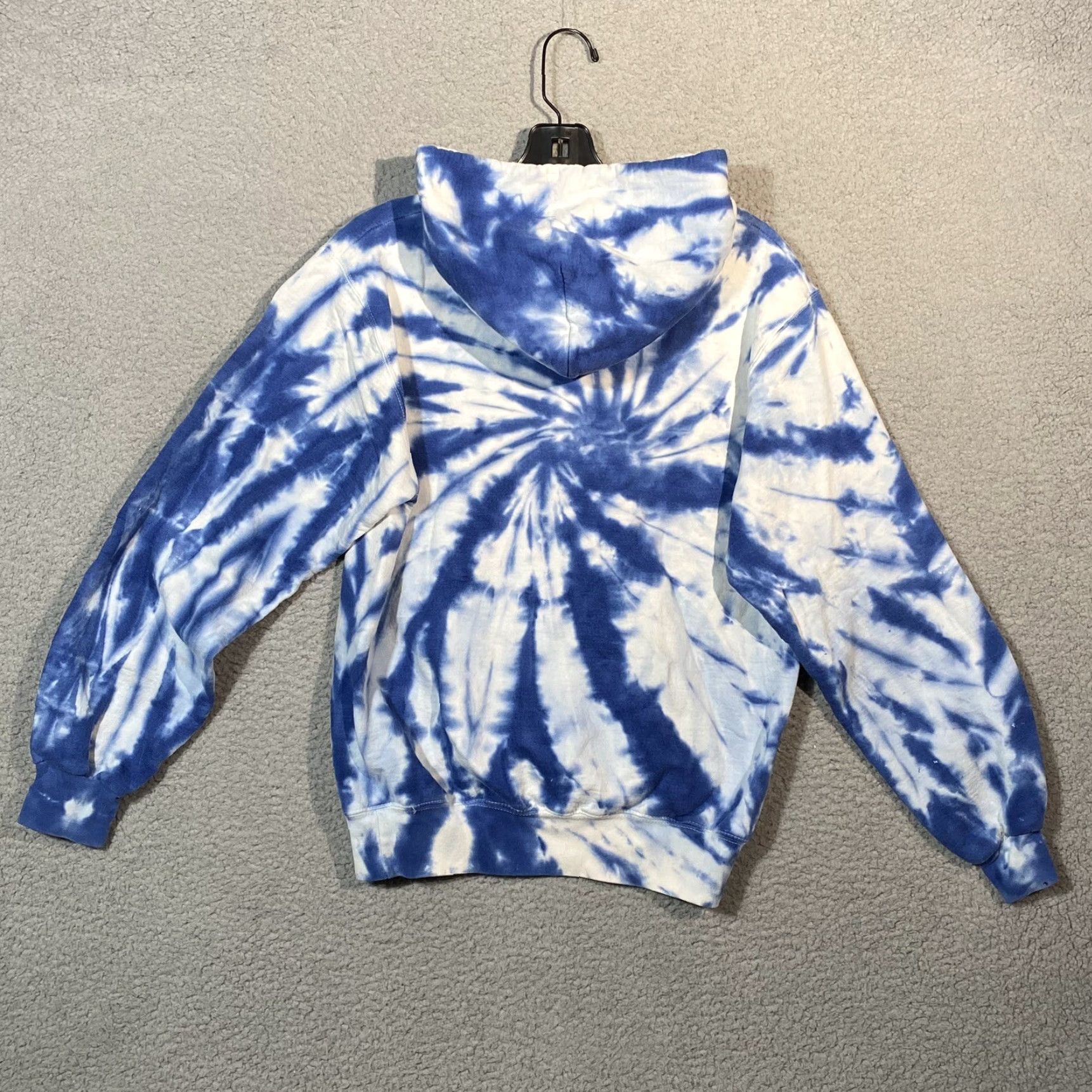 Disney Walt Disney World Mickey Mouse Tie-Dye Hoodie Four Parks one World Blue SZ S Hoodie Unisex Adults S Blue Mickey Mouse Disney Pullover Activewear Size S / US 4 / IT 40 - 7 Thumbnail