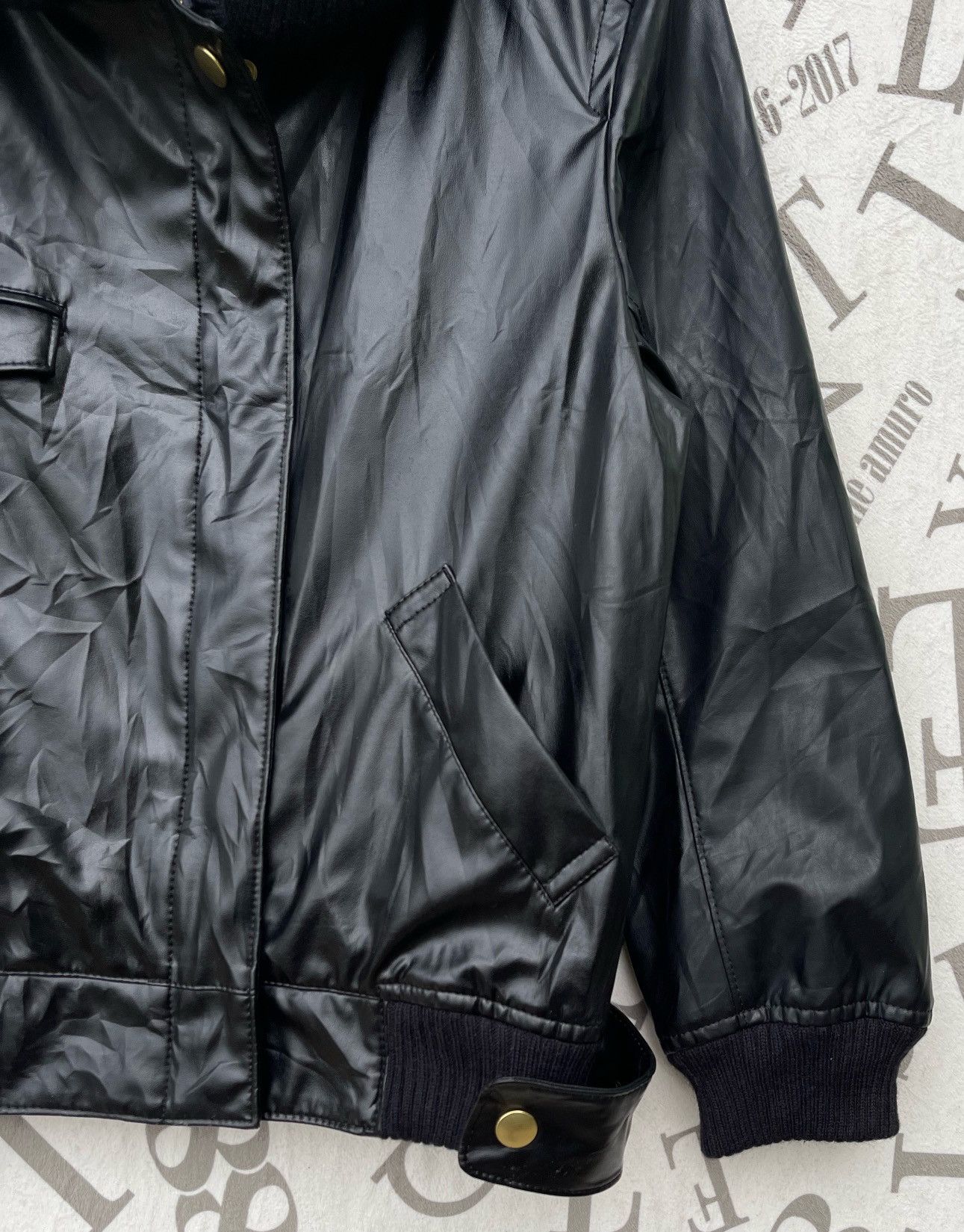 mercibeaucoup Mercibeaucoup by Issey Miyake Pu Leather Bomber Jacket Size M / US 6-8 / IT 42-44 - 10 Thumbnail