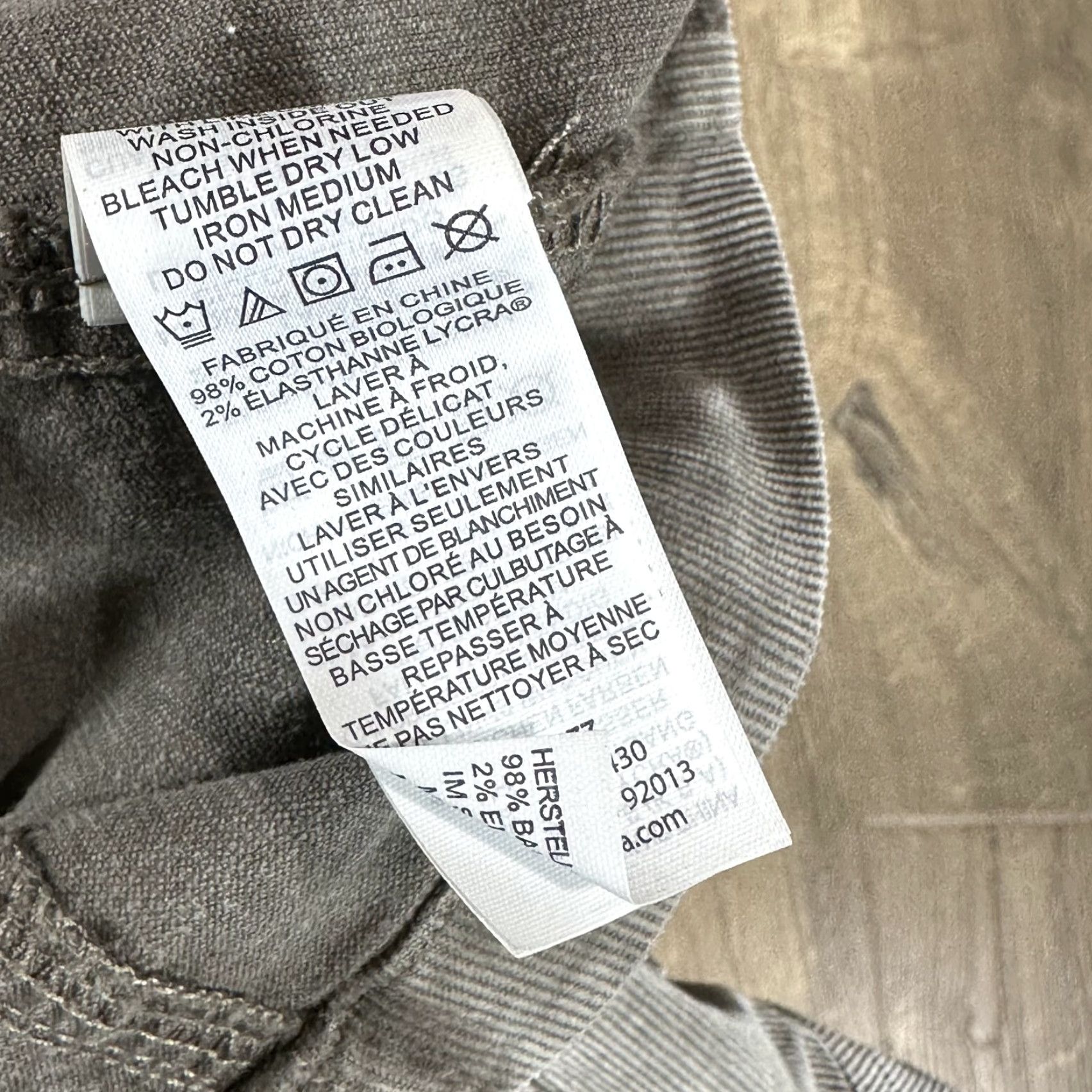 Prana prAna Gray Corduroy Mini Skirt Button Up A-Line Pockets Cotton Casual Sz 4 Womens Skirt Short Native: None Size 27" / US 4 / IT 40 - 5 Thumbnail