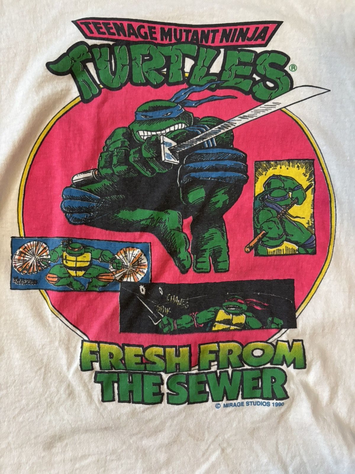 Other Rare 1990 TMNT Tee Size US XL / EU 56 / 4 - 2 Thumbnail