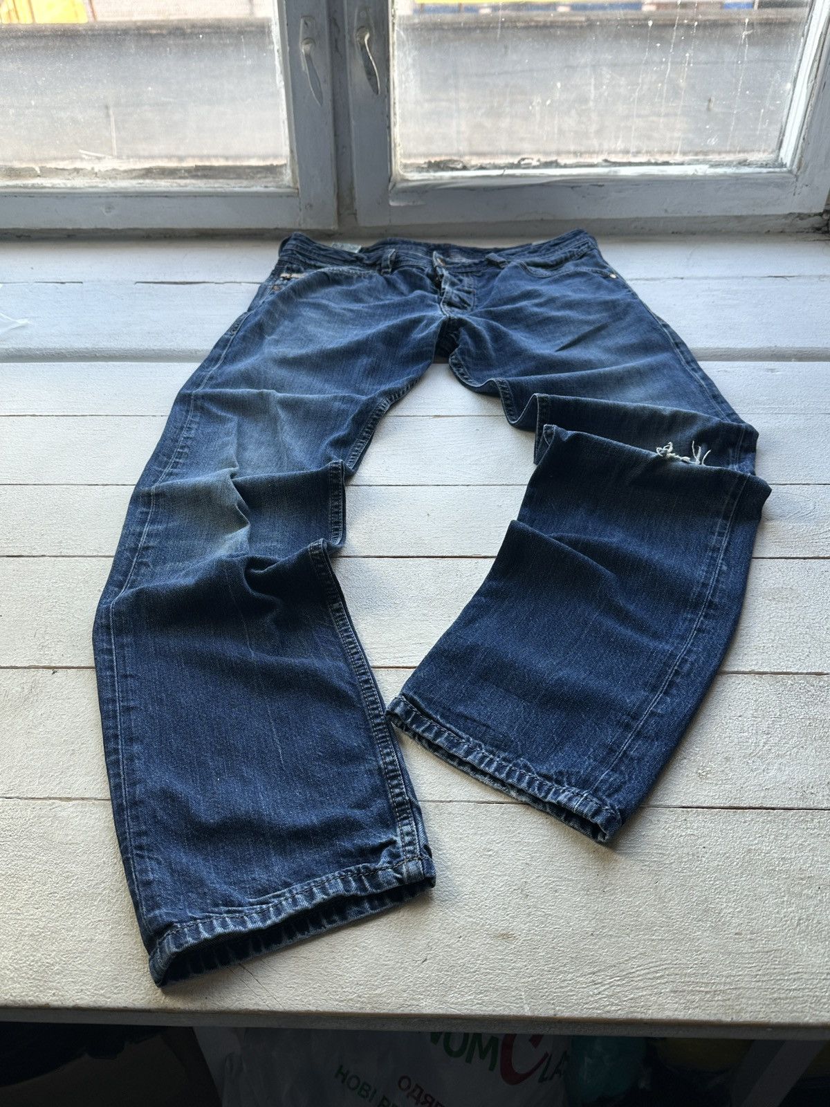 Diesel 🚨 RARE DIESEL MEN DENIM JEANS AVANT GARDE IFSIXWASNINE Y2K Size US 34 / EU 50 - 1 Thumbnail