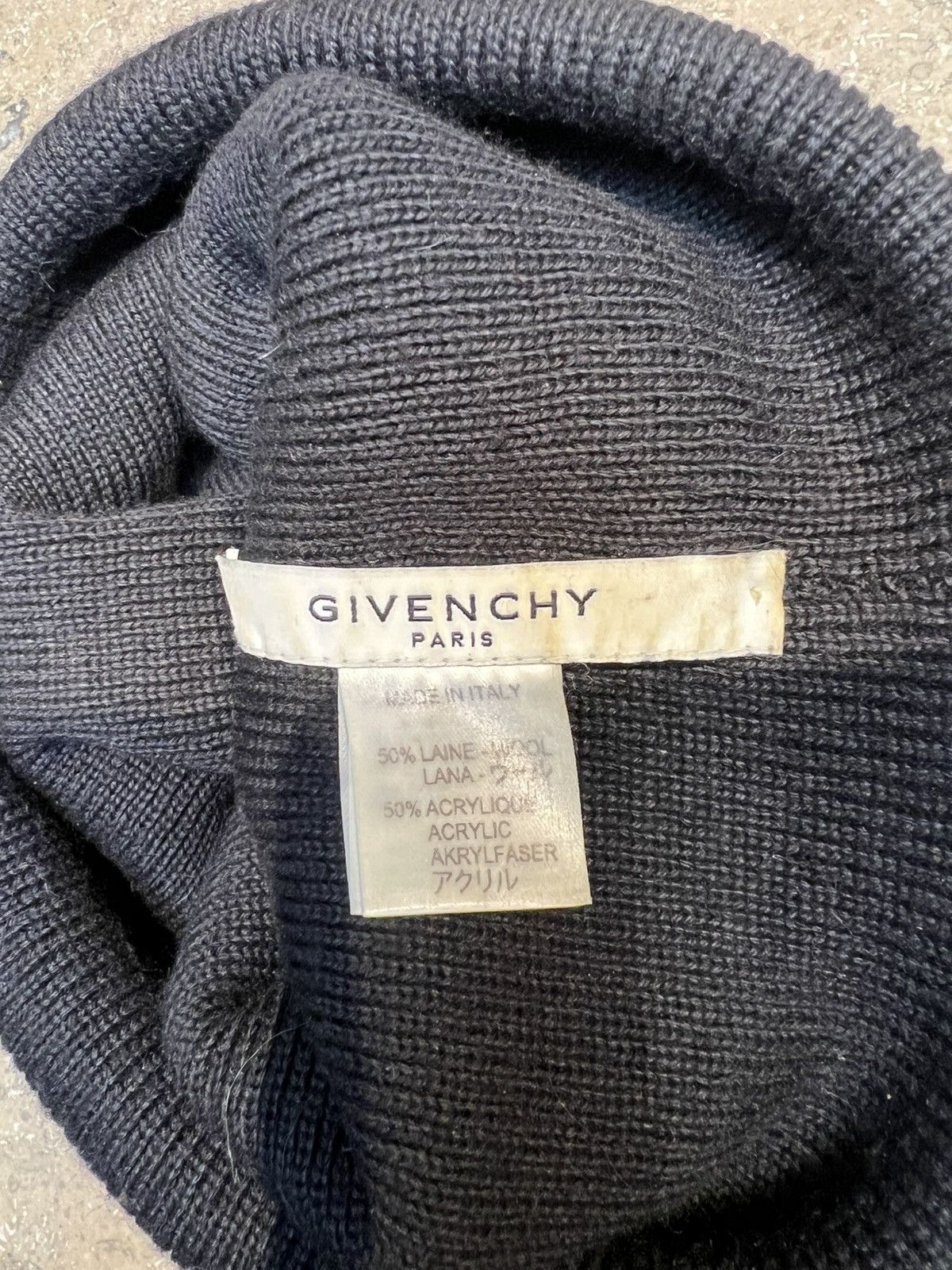 Givenchy Givenchy Logo leather Beanie Hat Size ONE SIZE - 3 Thumbnail