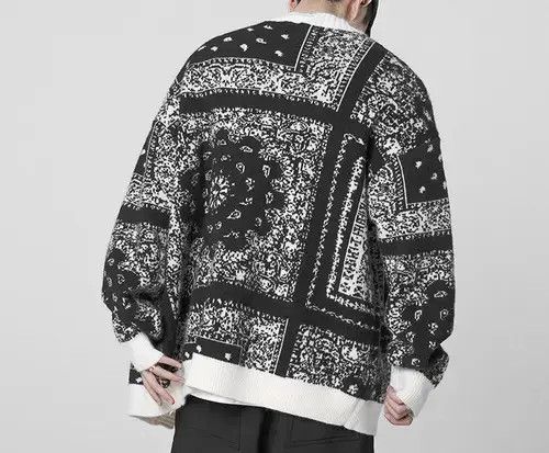 Japanese Brand New Collection Cool Bandana Cardigan Knitwear Spring Size US L / EU 52-54 / 3 - 2 Thumbnail