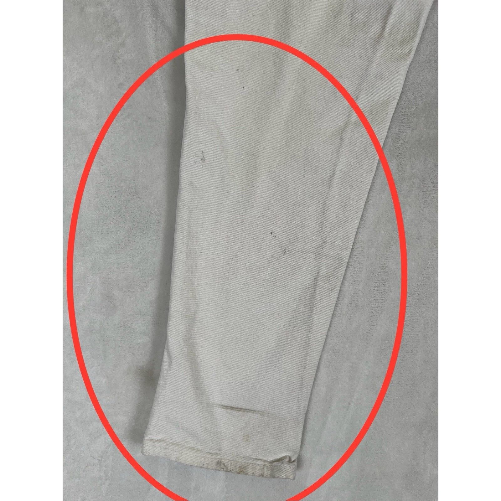 Levi's Vintage Levi’s 545 Orange Tab White Jeans Size 36x30 Made In Size US 36 / EU 52 - 9 Thumbnail