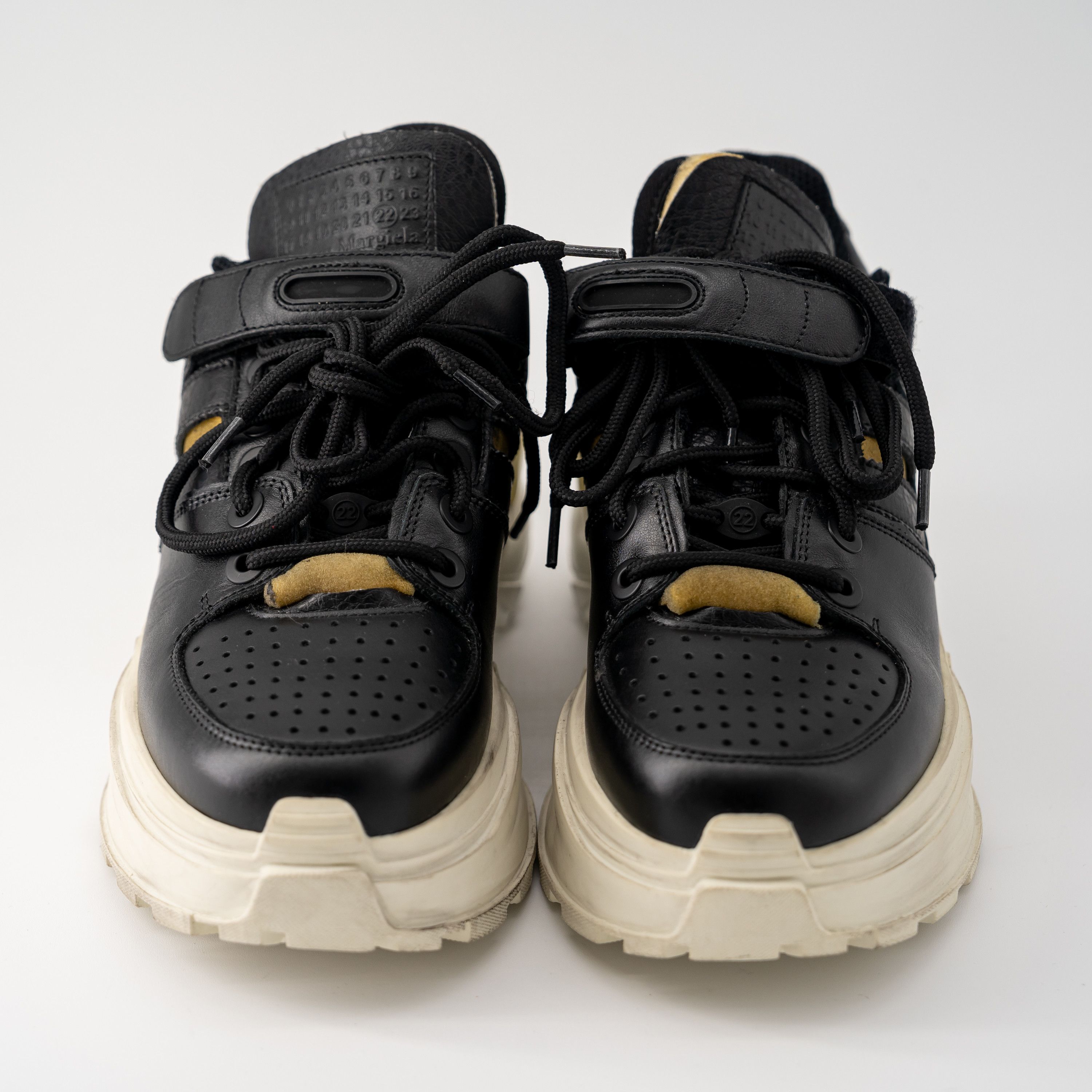Maison Margiela 40 MM6 Maison Margiela Sneakers Black Retro Fit Black Size US 7 / EU 40 - 2 Thumbnail