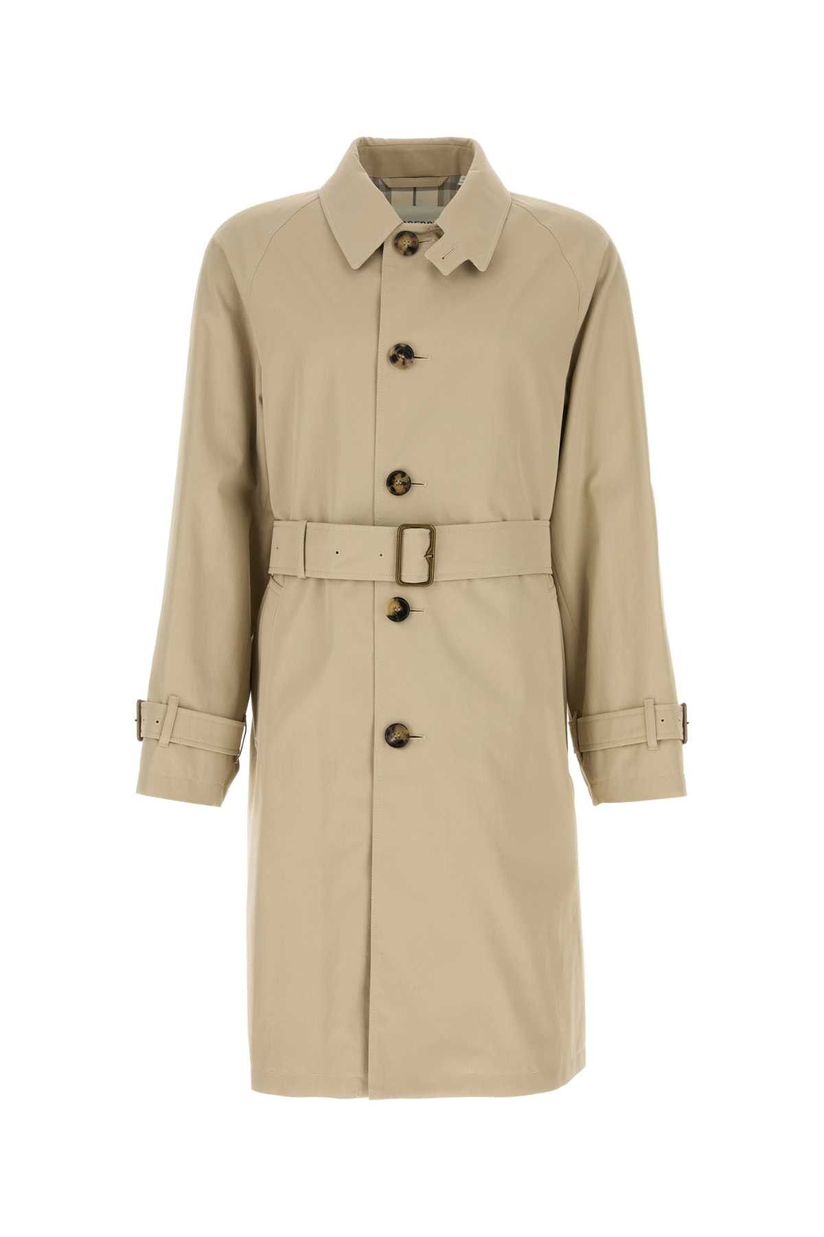 Burberry Capuccino Gabardine Trench Coat Size US M / EU 48-50 / 2 - 1 Thumbnail