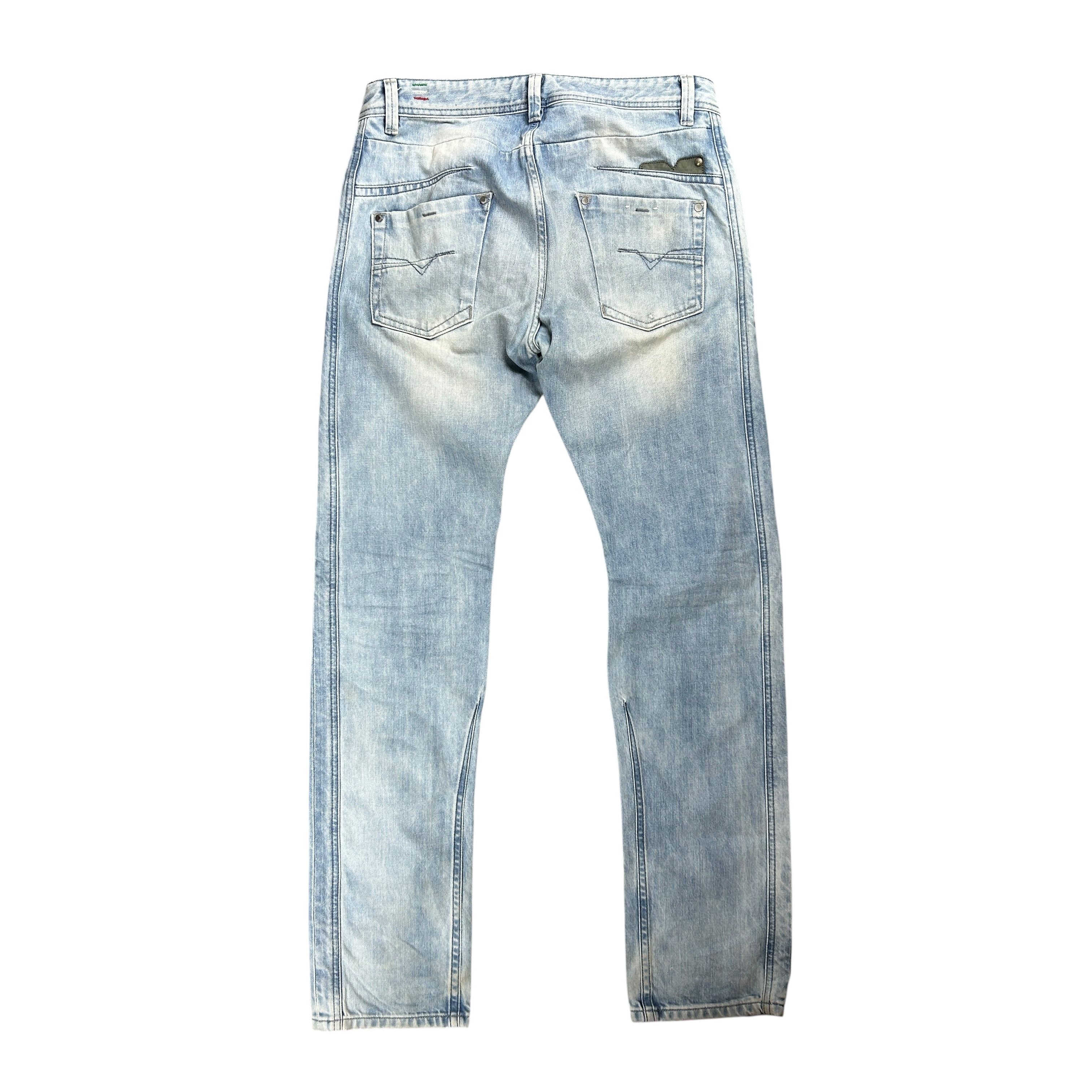 Diesel Diesel Darron Regular Slim Tapered Blue Denim Jeans W30L32 Size US 30 / EU 46 - 2 Thumbnail