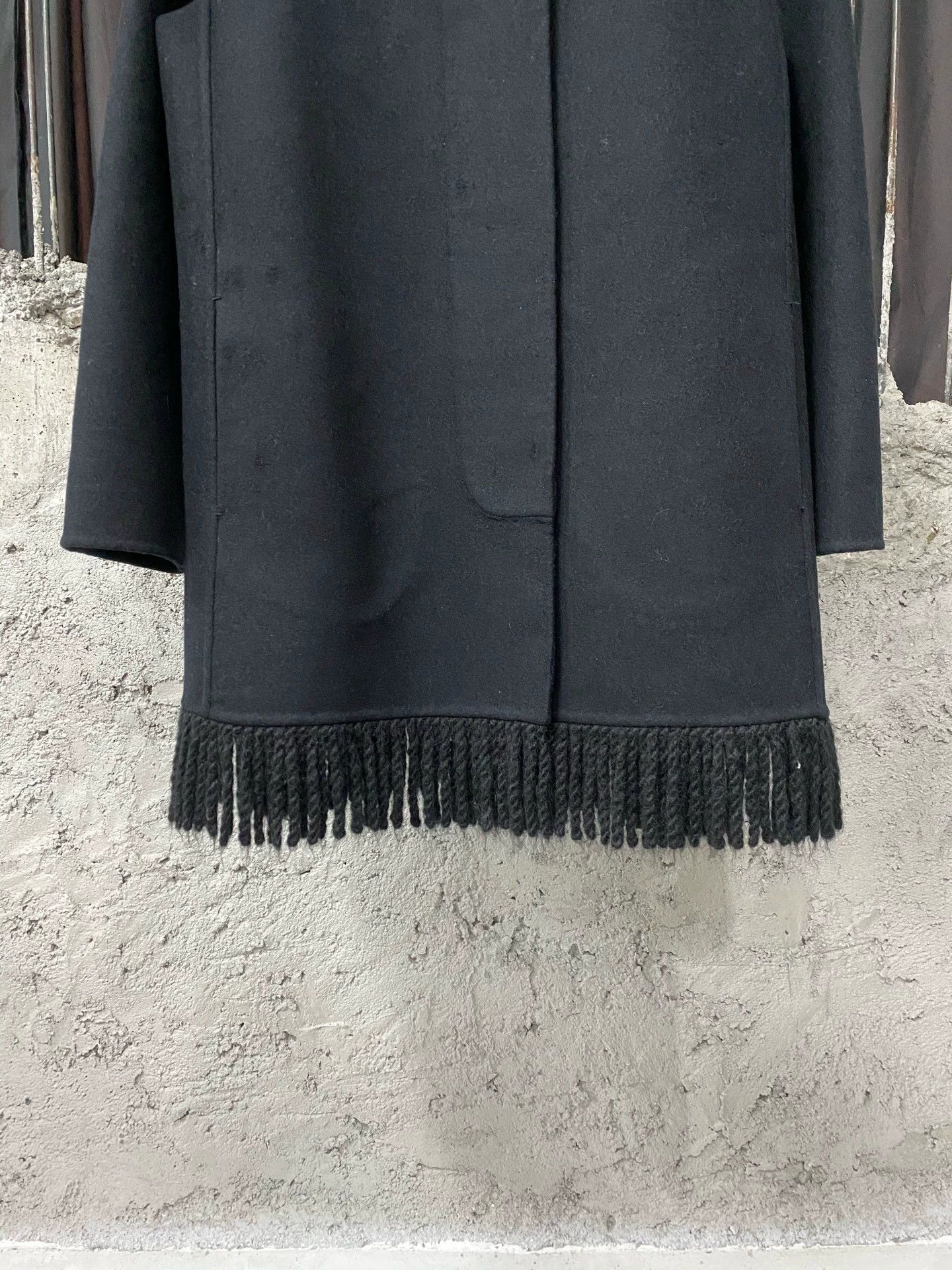 Dior Dior Wool Fringe Overcoat 36 Size XS / US 0-2 / IT 36-38 - 4 Thumbnail