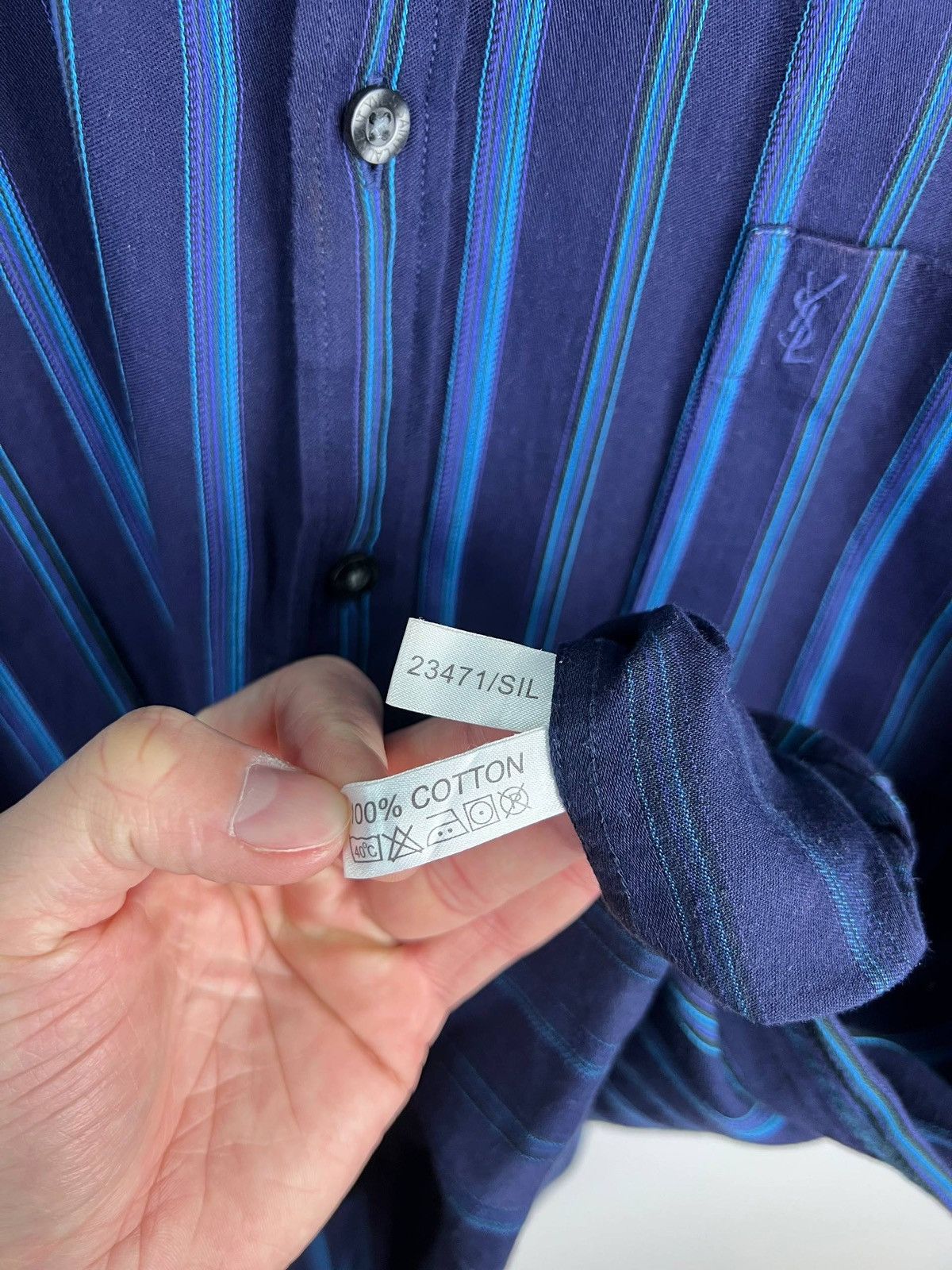 Yves Saint Laurent Yves Saint Laurent vintage shirt size XL Size US XL / EU 56 / 4 - 5 Thumbnail