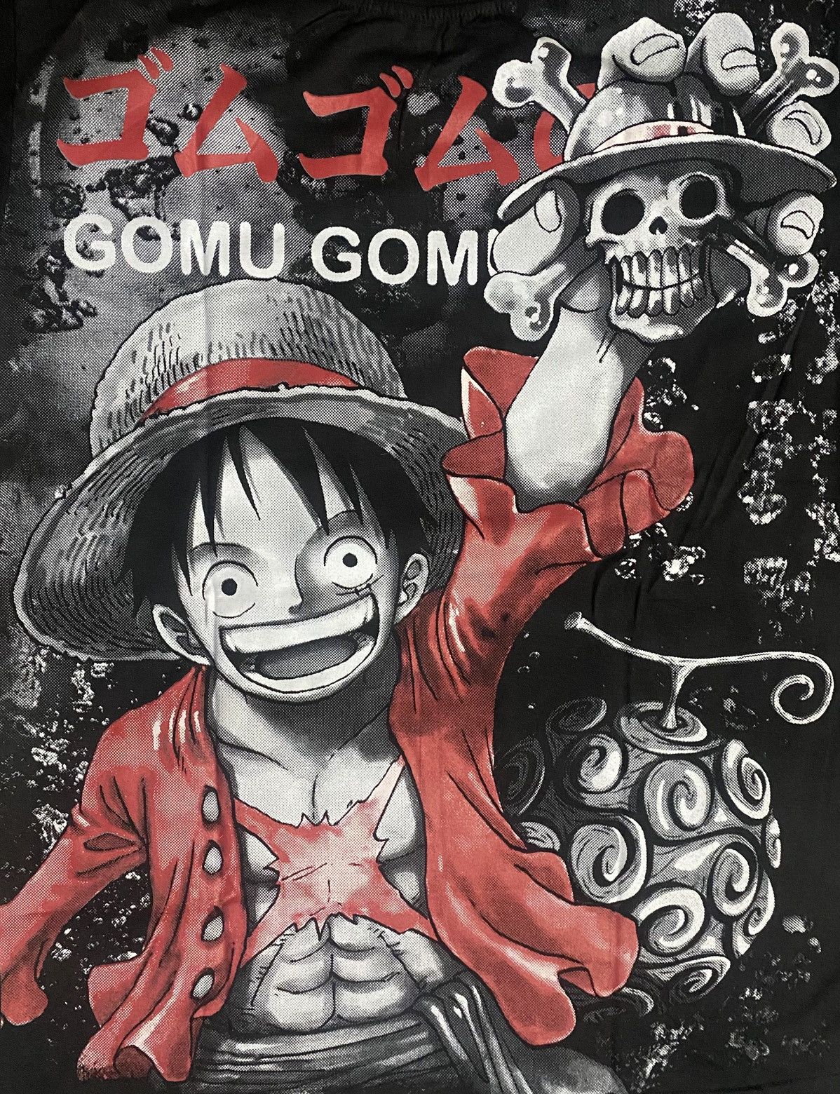 One Piece one piece x anime x gomu gomu x bootleg x ovp x shonen jump Size US L / EU 52-54 / 3 - 4 Thumbnail