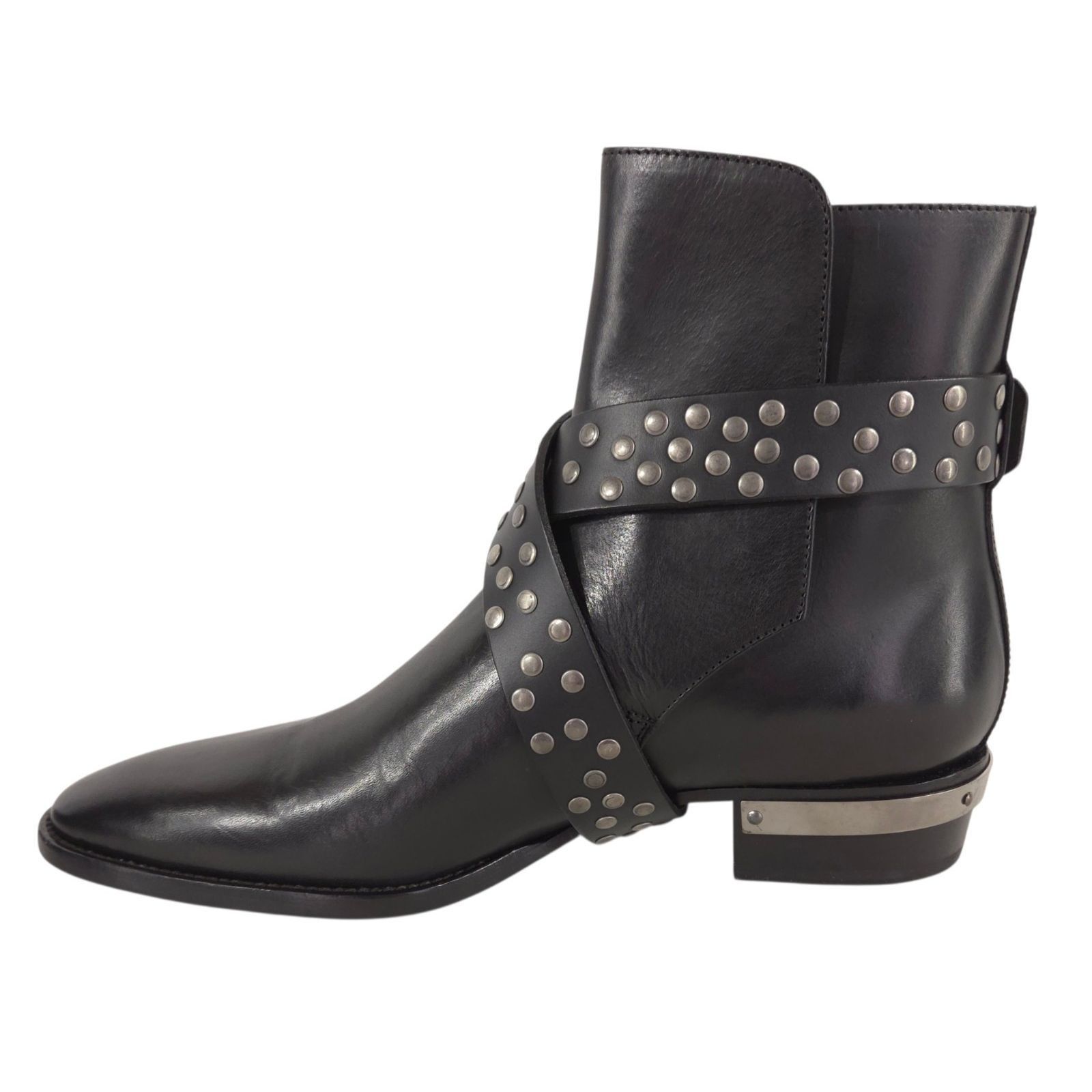 Balmain Balmain Beatle Studded Harness Boots US 13 EU 46 Mens Black Size US 13 / EU 46 - 8 Thumbnail