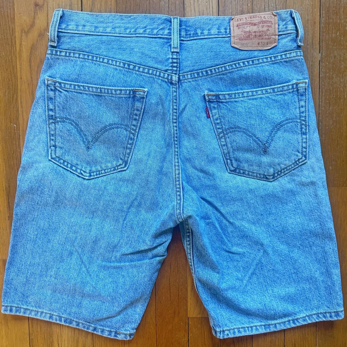 Levi's Vintage Levi’s 505 Regular Fit Jean Shorts Jorts Size US 32 / EU 48 - 1 Thumbnail