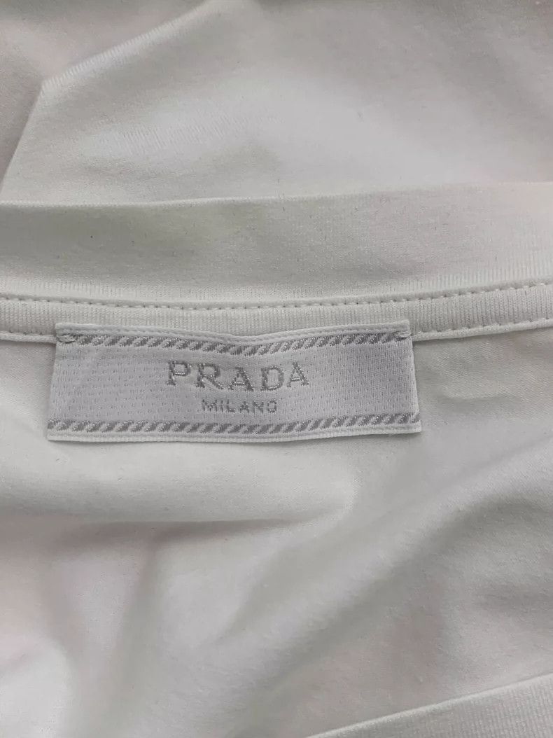 Prada Prada White long sleeves Size XXL / US 16-18 / IT 52-54 - 4 Thumbnail