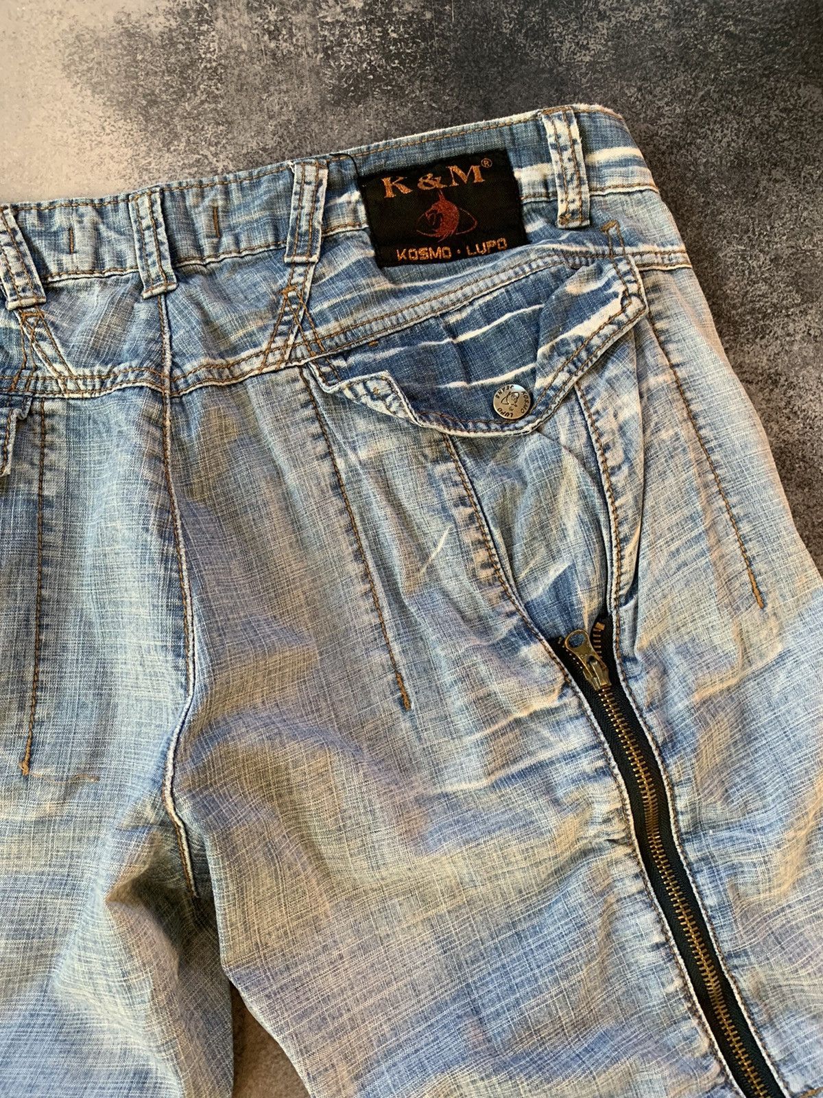 Hysteric Glamour × Japanese Brand Vintage Rick Owens Junya Watanabe Style Washed Jeans Size US 34 / EU 50 - 5 Thumbnail