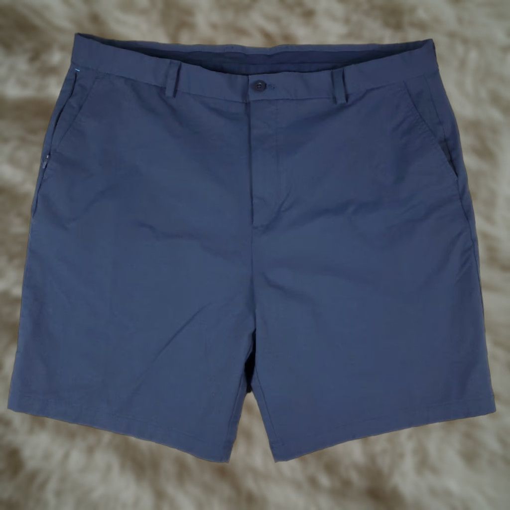 Vineyard Vines Vineyard Vines Shorts Mens 40 Blue Chino Flat Front Stretch On The Go Casual Business Travel Workwear Logo Regular Size 40 Men Blue Size US 40 / EU 56 - 1 Thumbnail