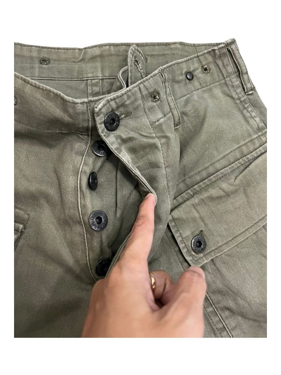 Japanese Brand × The Real McCoy's Vintage USMC P44 Monkey Pants By YMCL Size US 28 / EU 44 - 6 Thumbnail