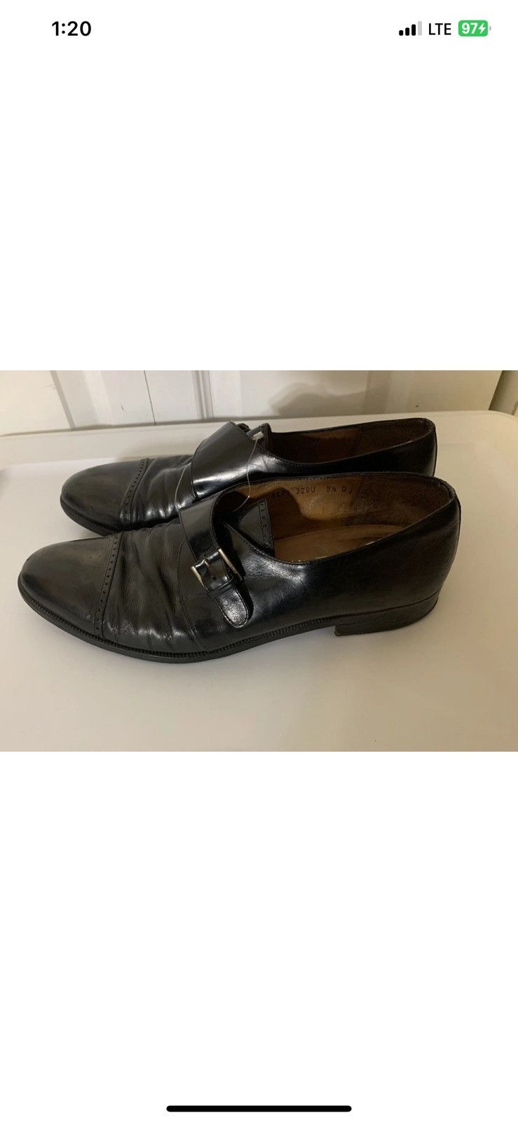 Salvatore Ferragamo Salvatore Ferragamo mens 9.5D monk strap black loafer shoes Size US 9.5 / EU 42-43 - 5 Thumbnail